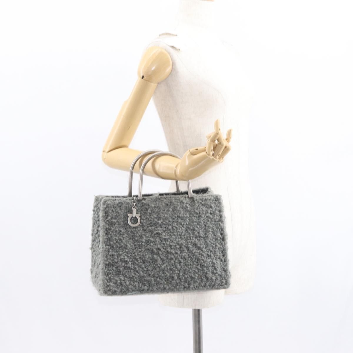 Salvatore Ferragamo Salvatore Ferragamo Gancini Wool Size ONE SIZE - 14 Thumbnail