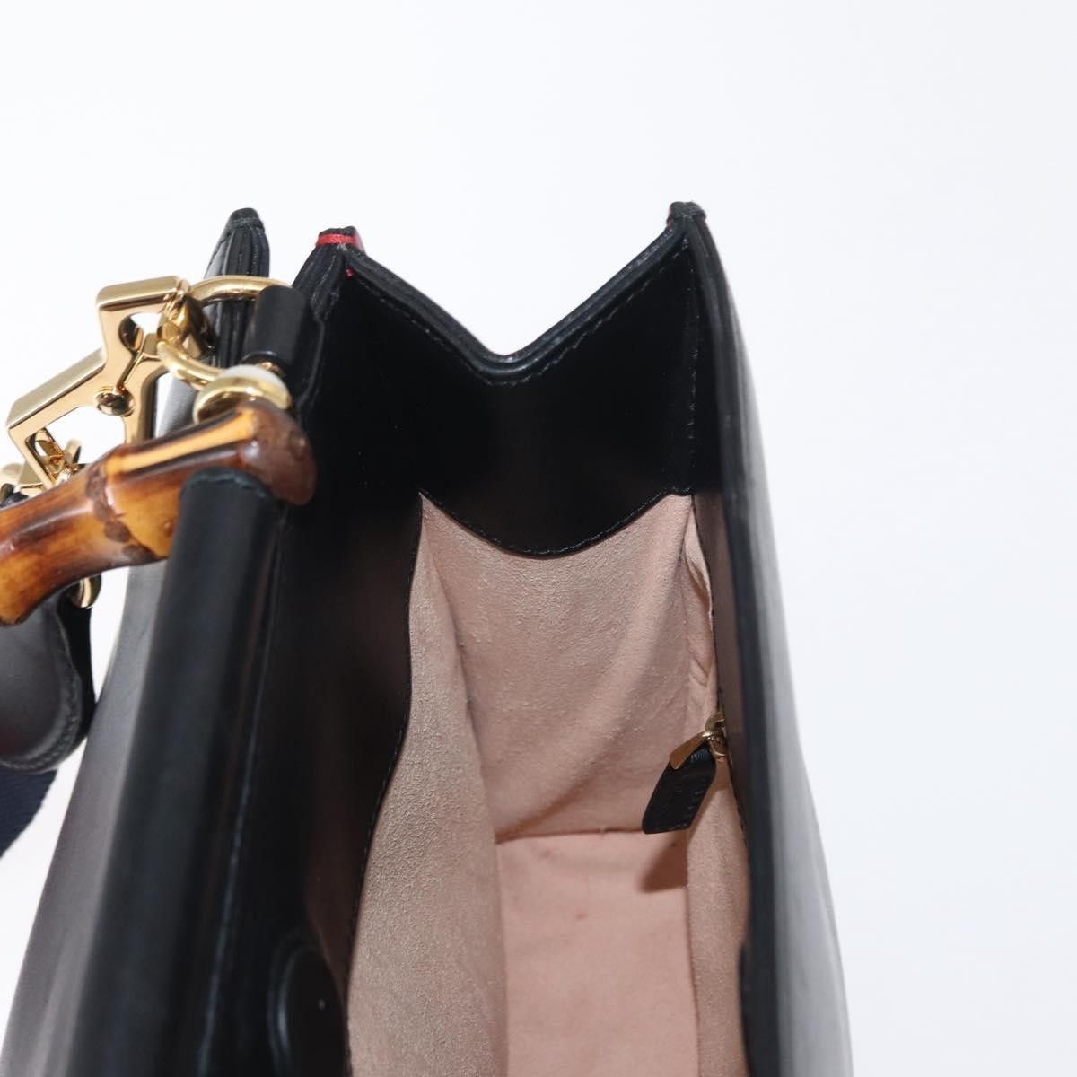 Gucci Gucci Nymphaea Top Handle Bag Leather Size ONE SIZE - 21 Thumbnail