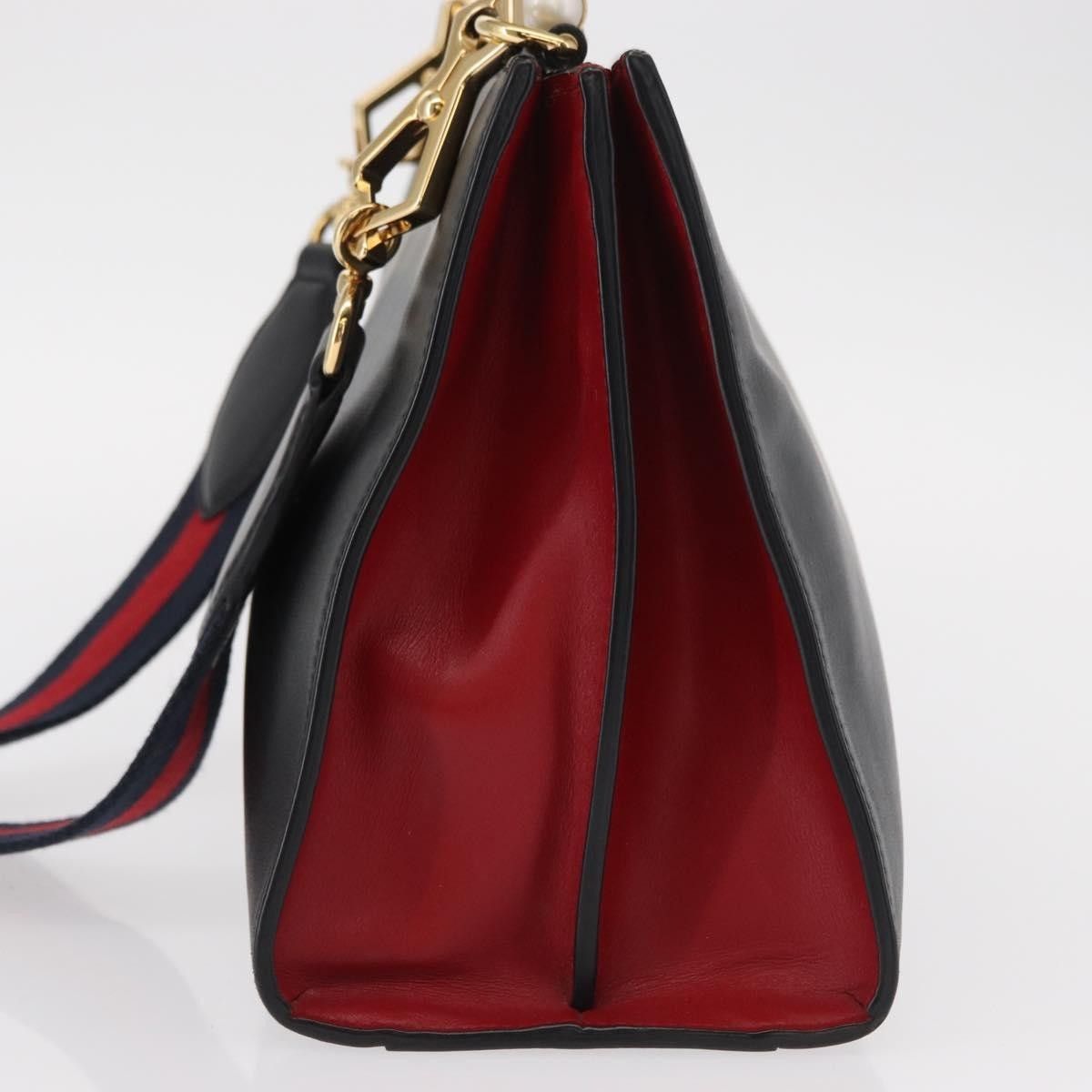 Gucci Gucci Nymphaea Top Handle Bag Leather Size ONE SIZE - 3 Thumbnail