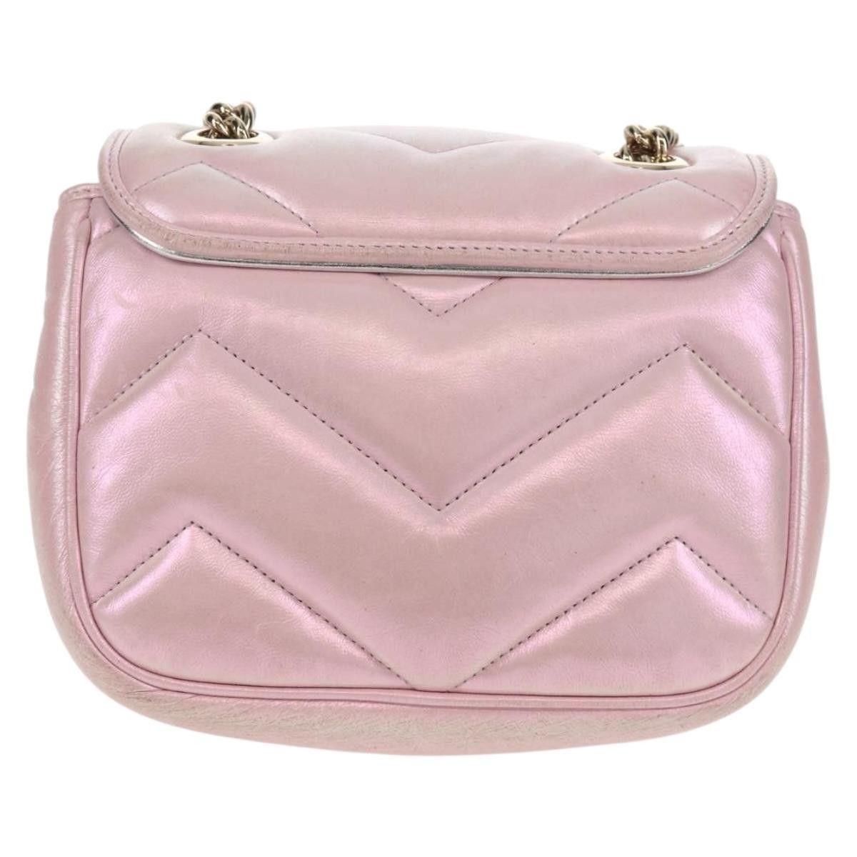 Gucci Gucci GG Marmont Square Flap Bag Matelasse Leather Size ONE SIZE - 2 Thumbnail