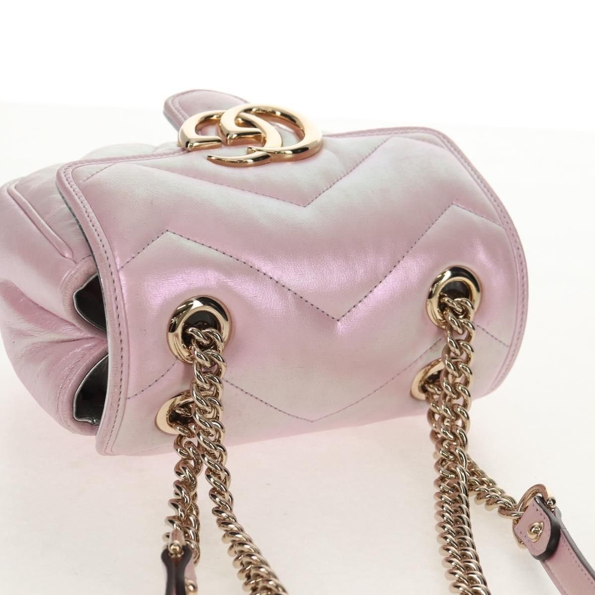 Gucci Gucci GG Marmont Square Flap Bag Matelasse Leather Size ONE SIZE - 17 Thumbnail