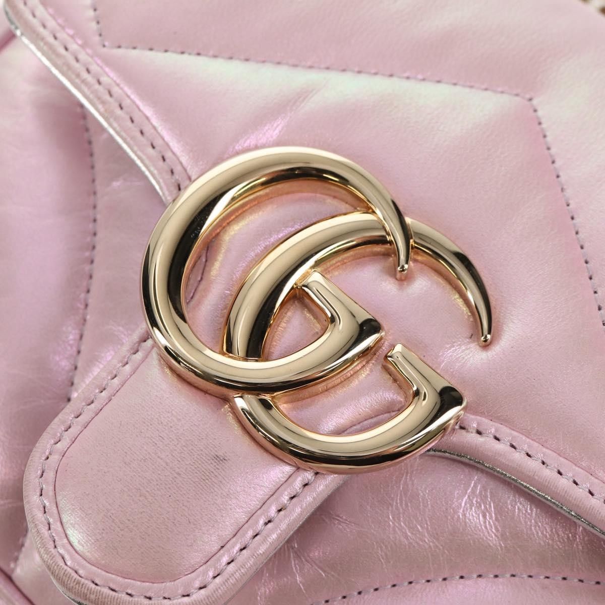 Gucci Gucci GG Marmont Square Flap Bag Matelasse Leather Size ONE SIZE - 13 Thumbnail