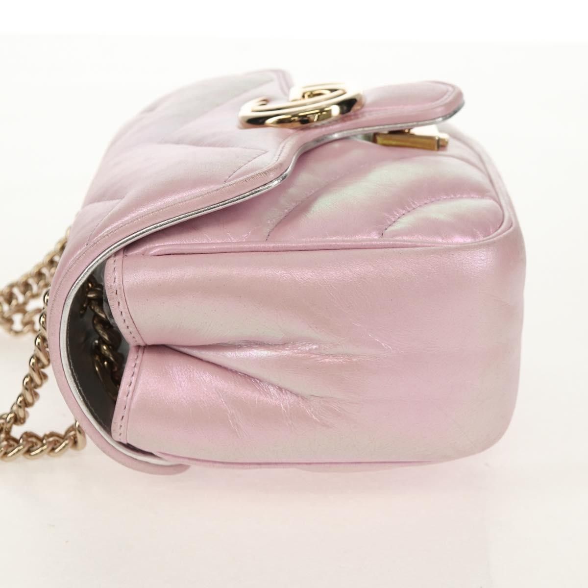 Gucci Gucci GG Marmont Square Flap Bag Matelasse Leather Size ONE SIZE - 3 Thumbnail