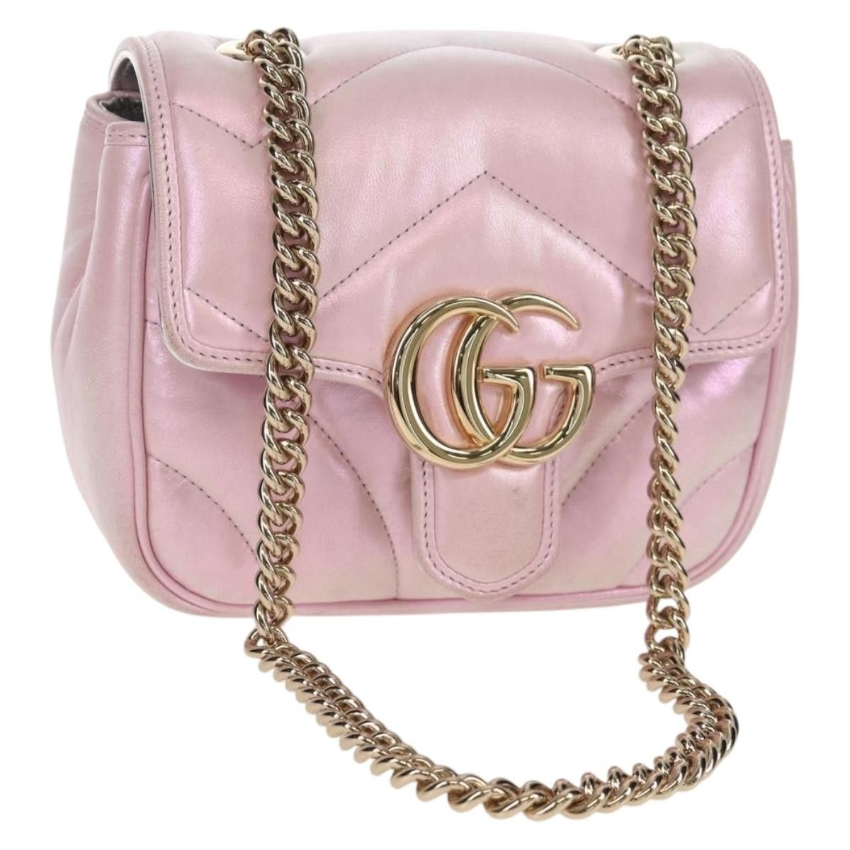 Gucci Gucci GG Marmont Square Flap Bag Matelasse Leather Size ONE SIZE - 15 Thumbnail