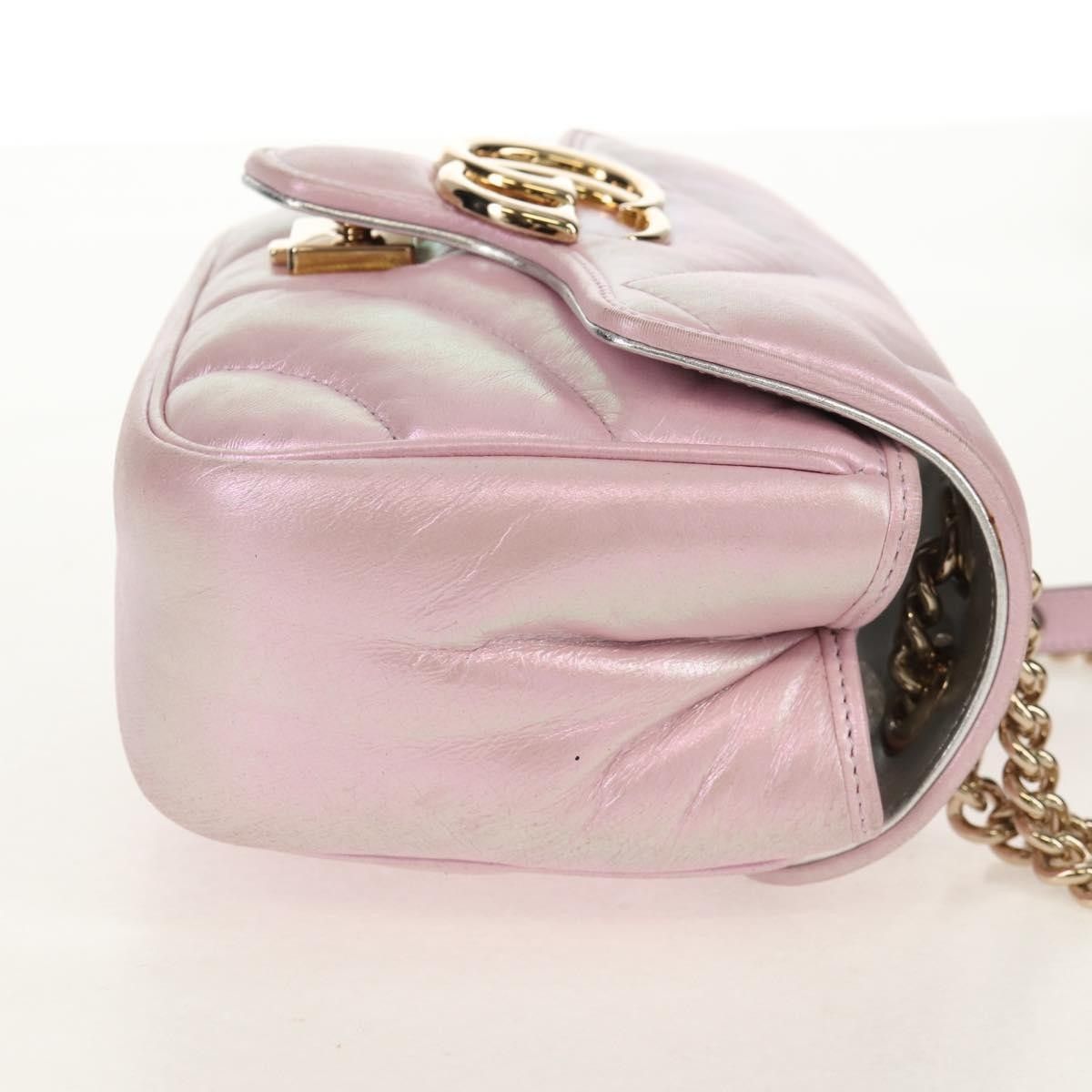Gucci Gucci GG Marmont Square Flap Bag Matelasse Leather Size ONE SIZE - 4 Thumbnail