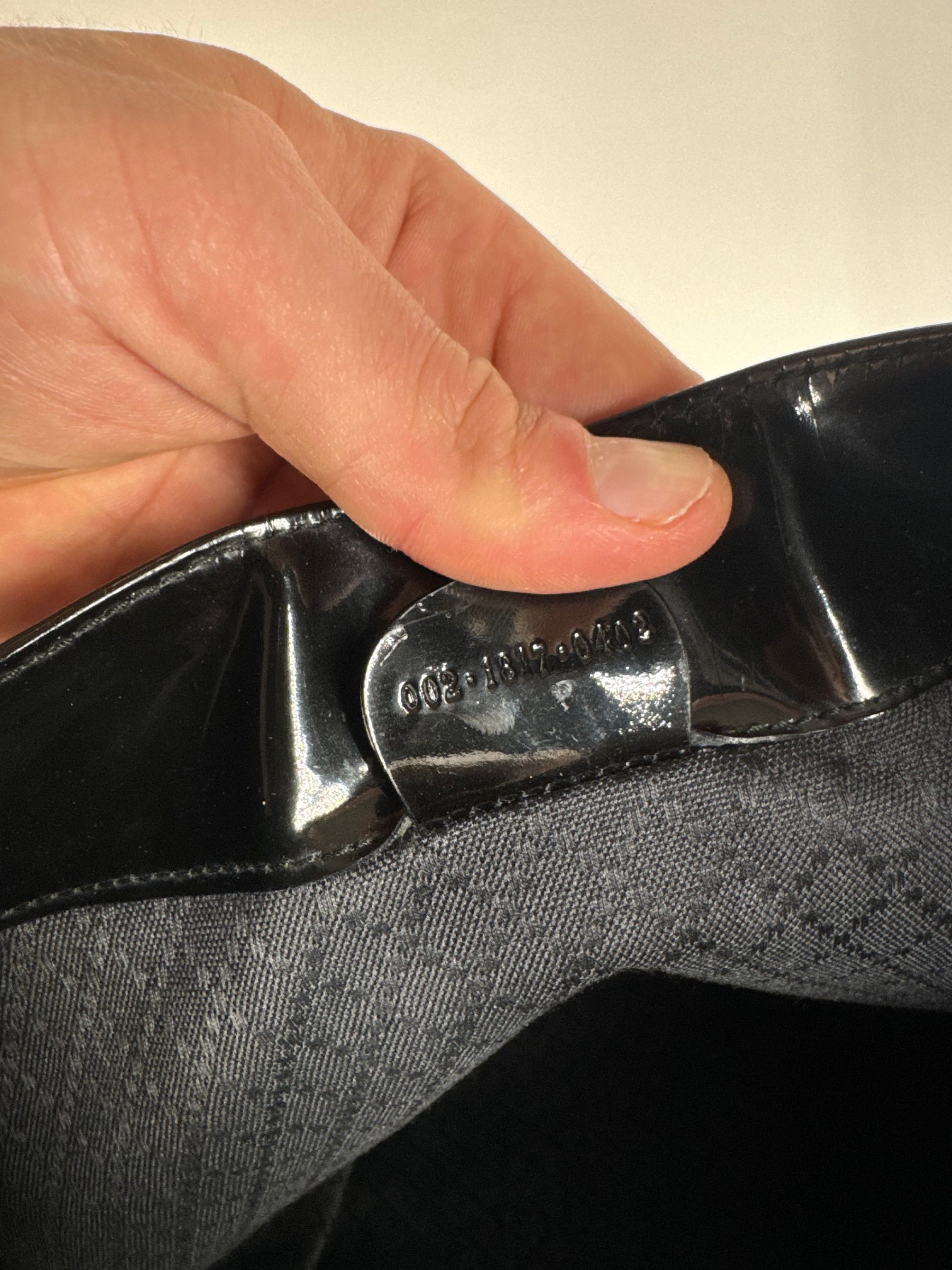 Gucci Vintage Patent Leather Handbag Black Size ONE SIZE - 5 Thumbnail