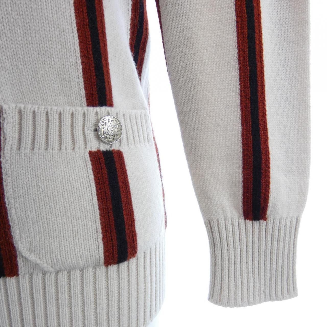 Chanel Chanel Chanel P54804K07178 100% Cashmere Cardigan Others Tops P54804K07178 DUTY FREE for USA Size ONE SIZE - 6 Thumbnail