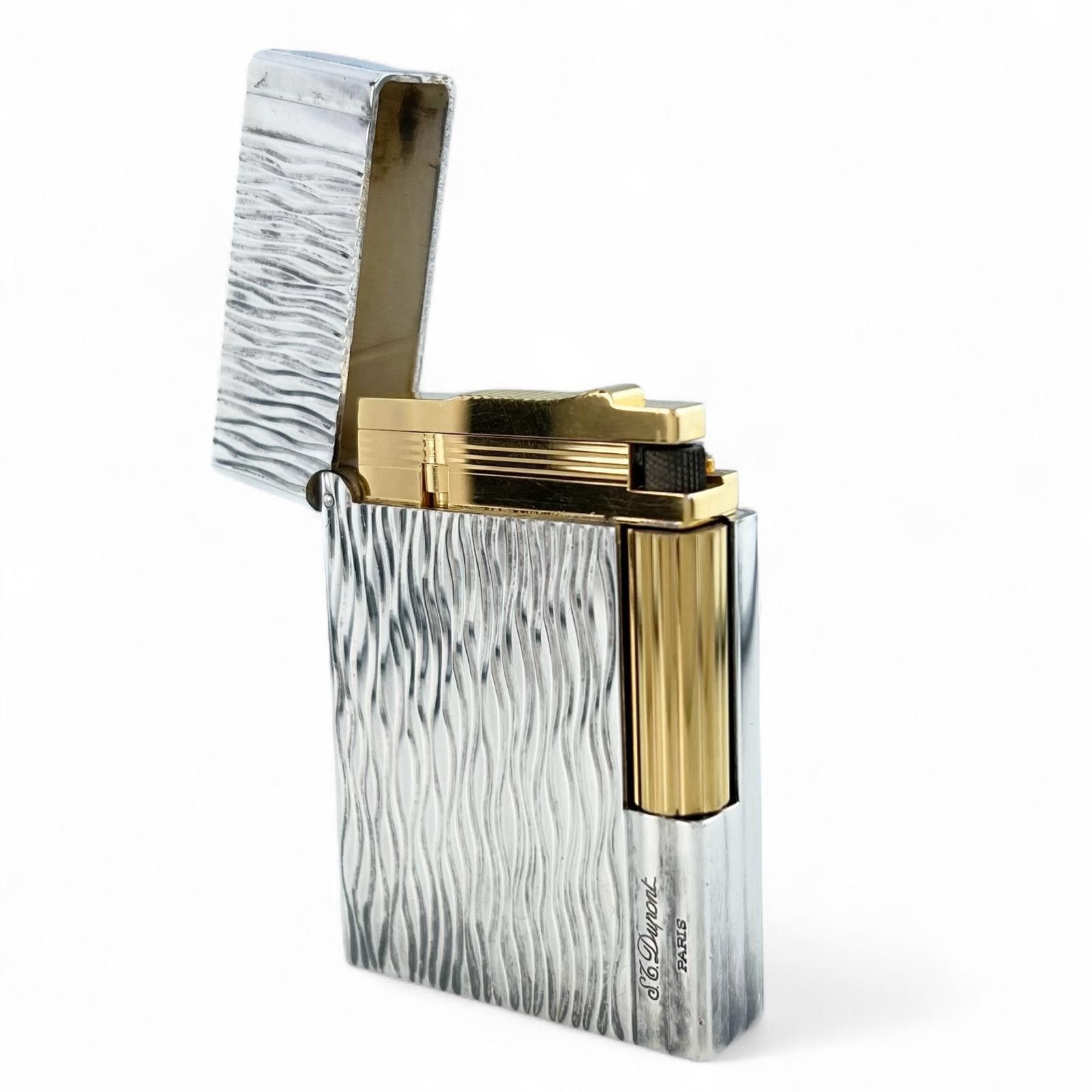 Other Other Dupont Gatsby Wave Lighter Metal Lighter DUTY FREE for USA Size ONE SIZE - 4 Thumbnail