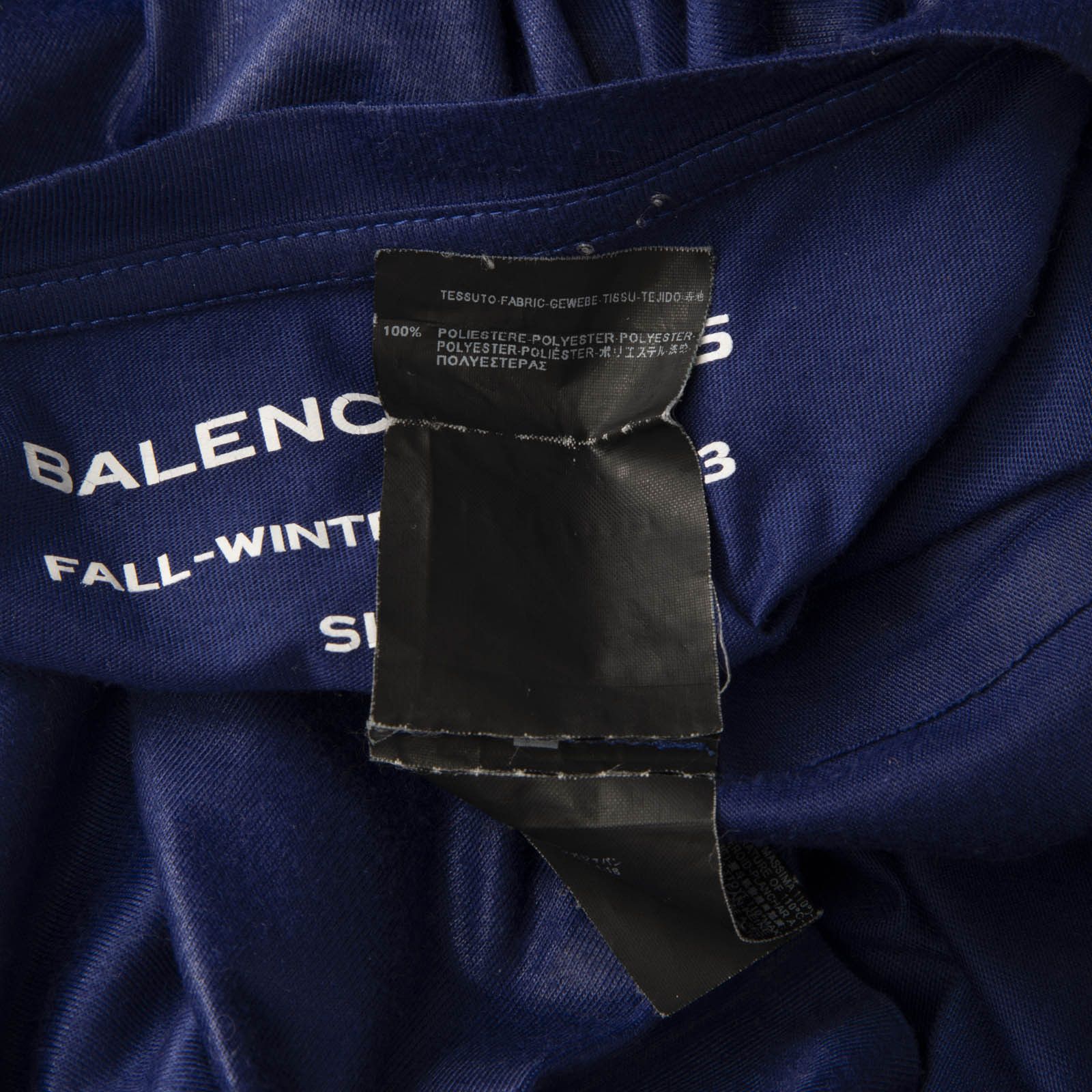 Balenciaga Blue Fall Winter 2012-2013 T-Shirt Size S / US 4 / IT 40 - 5 Thumbnail