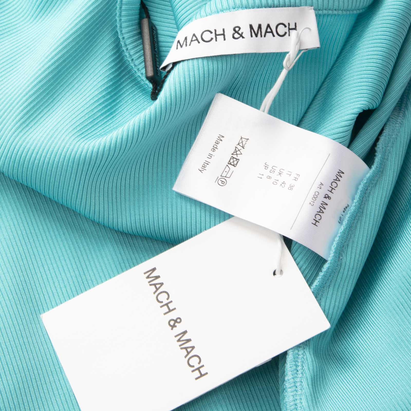 MACH & MACH Blue Bow Detail Sleeveless Dress Size S / US 4 / IT 40 - 4 Thumbnail