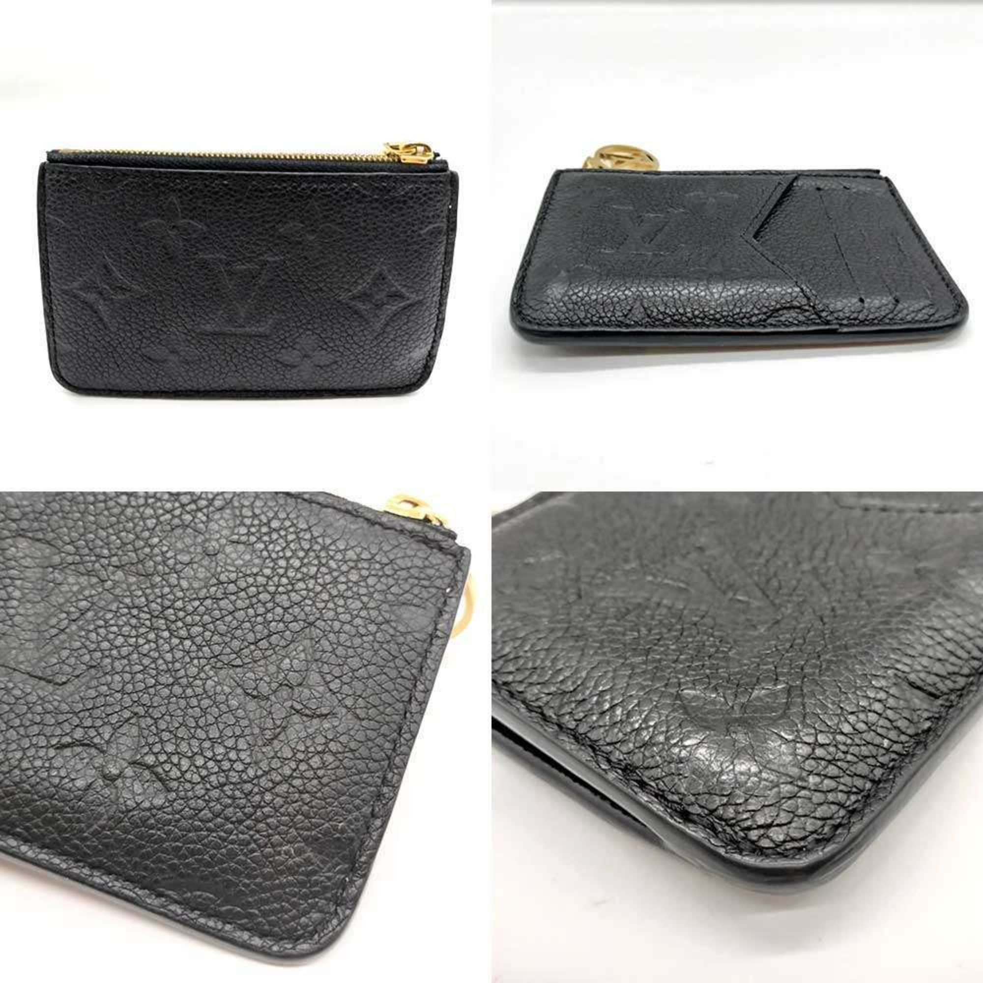 Louis Vuitton Louis Vuitton Porte-Carto-Romie Fragment Case with Coin and Card Holder in Monogram Empreinte Leather, Black, M81883 Size ONE SIZE - 2 Thumbnail