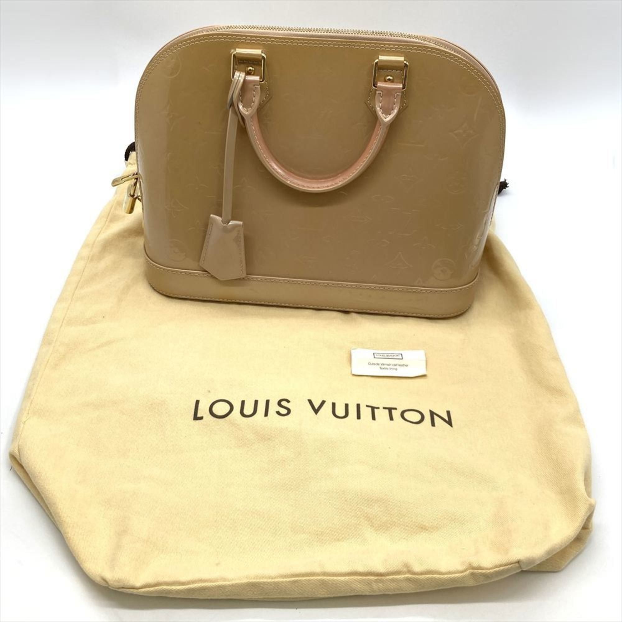 Louis Vuitton Louis Vuitton Alma PM Handbag Monogram Vernis M91614 MI0120 Rose Florentine Women's Size ONE SIZE - 17 Thumbnail