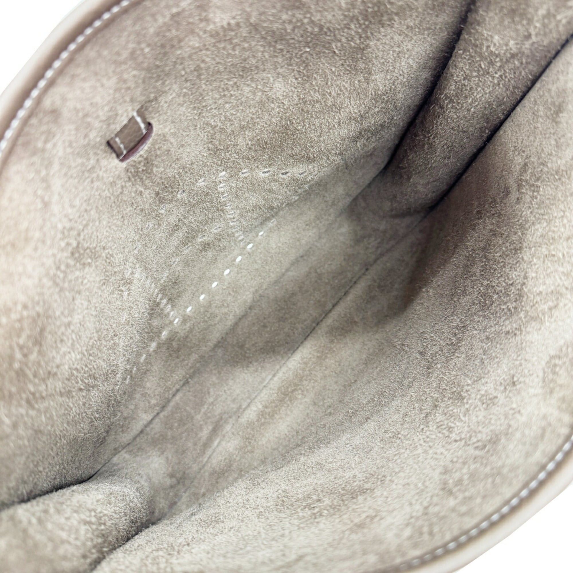 Hermes HERMES Evelyn 3 PM Taurillon Clemence Etoupe GP Z Stamp Shoulder Bag for Men and Women Size ONE SIZE - 12 Thumbnail