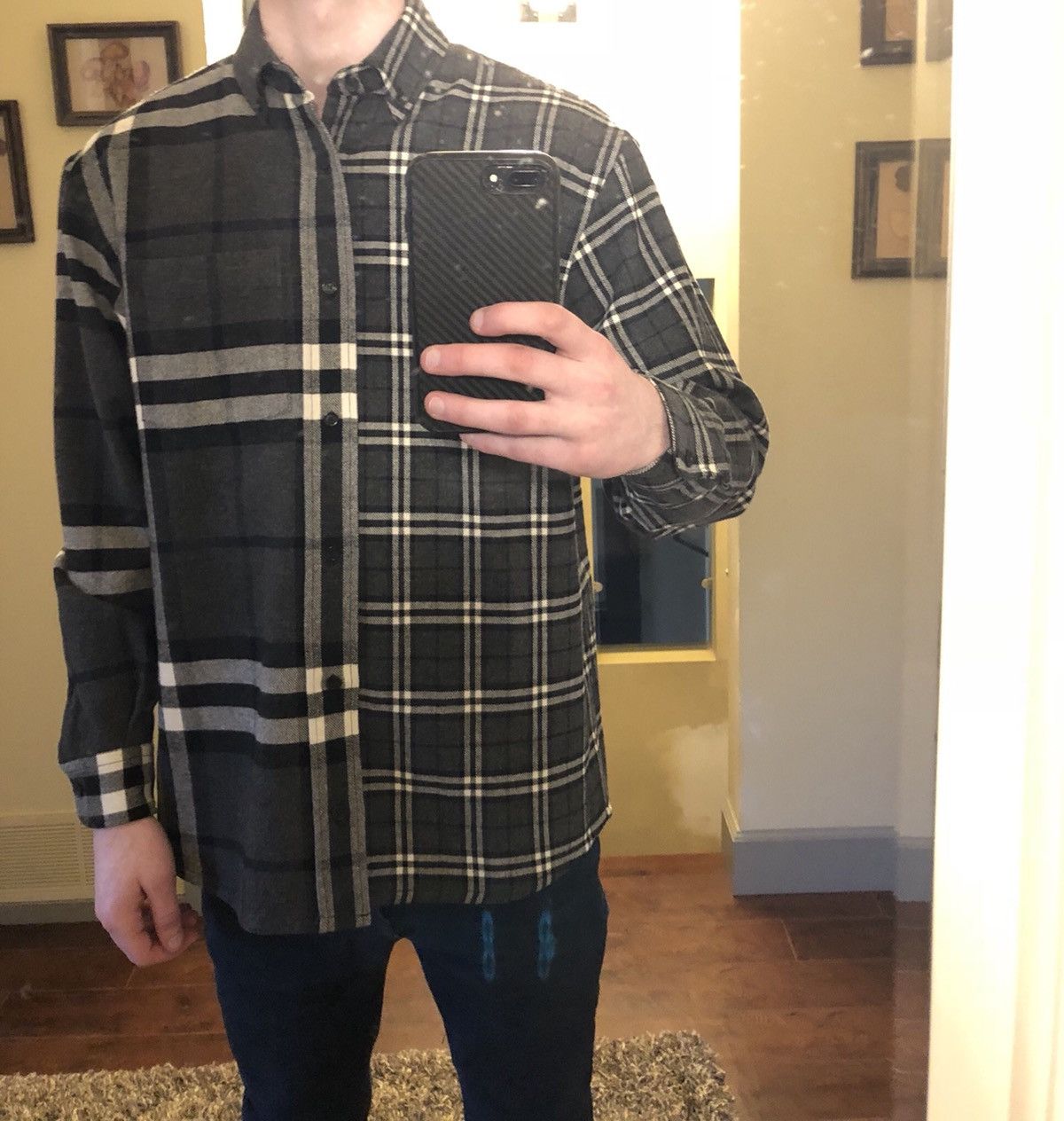 Gosha Rubchinskiy Burberry x Gosha Rubchinskiy Check Flannel Shirt Grailed