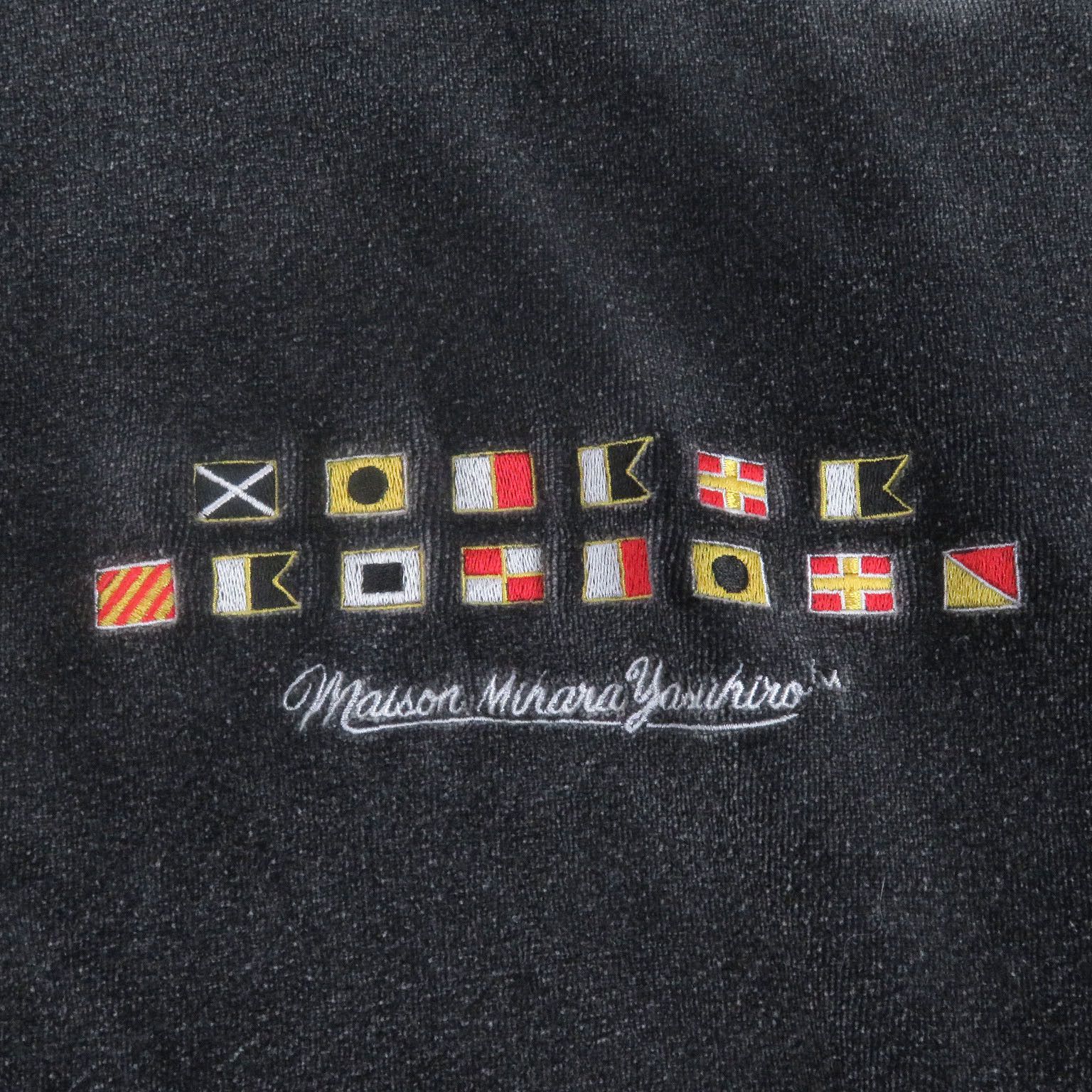Other Other Maison MIHARA YASUHIRO Wide Back Velour Hoodie Others Sweatshirts & Hoodies DUTY FREE for USA Size ONE SIZE - 4 Thumbnail