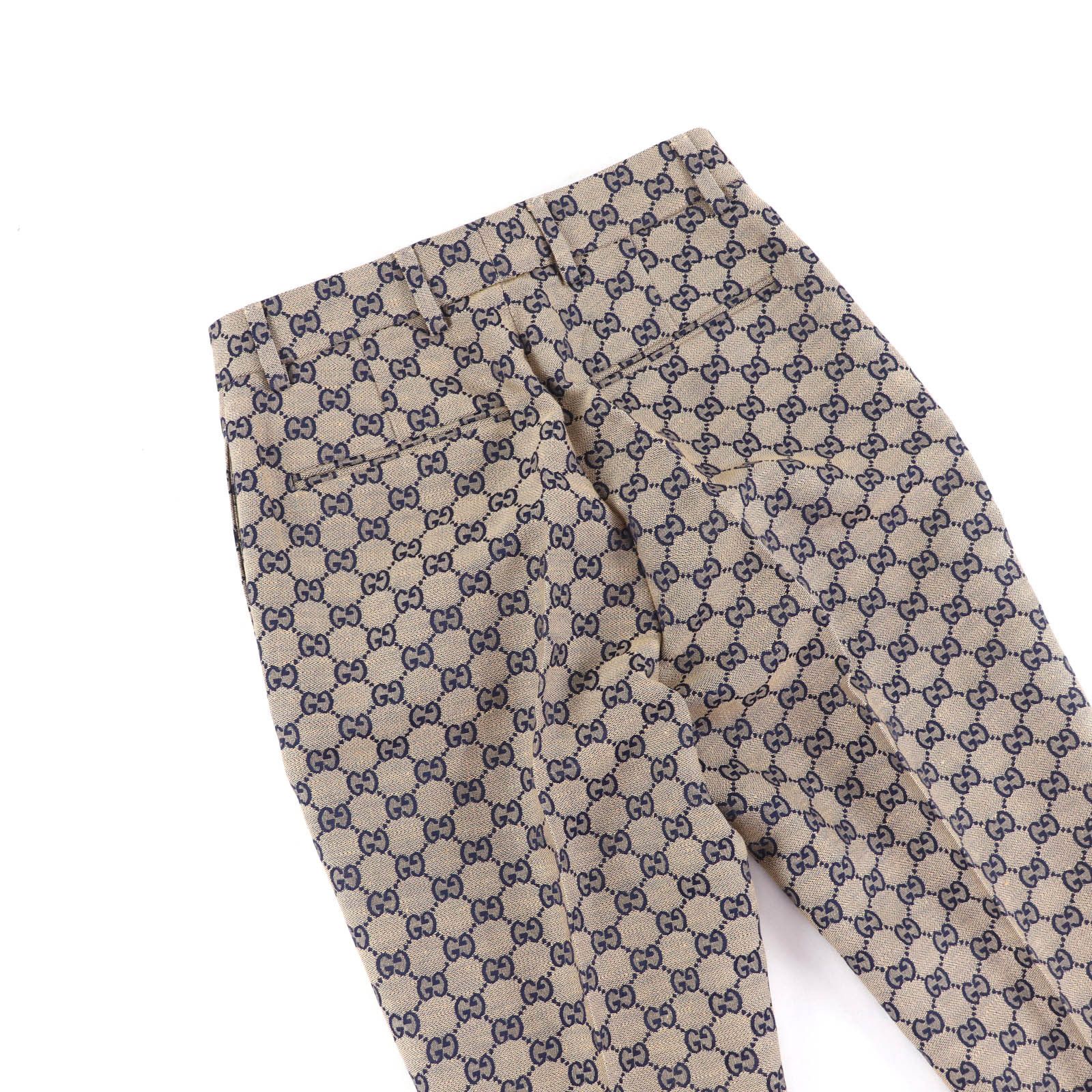 Gucci Gucci Gucci GG Jacquard Linen Pants Others Pants 786389 DUTY FREE for USA Size ONE SIZE - 4 Thumbnail