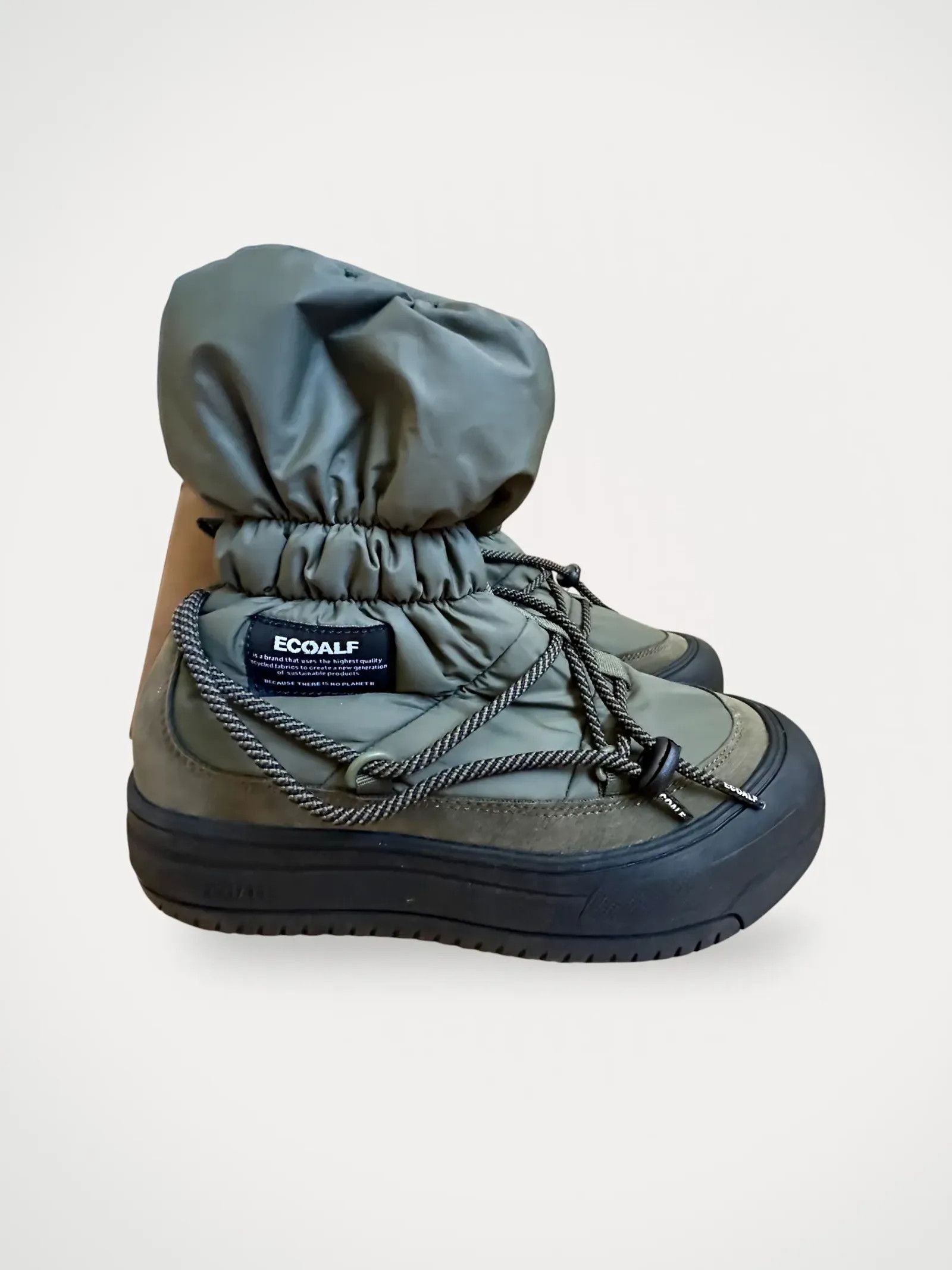 ECOALF Ecoalf BERING GREEN ANKLE BOOTS Winter Boots Size US 9 / IT 39 - 2 Thumbnail