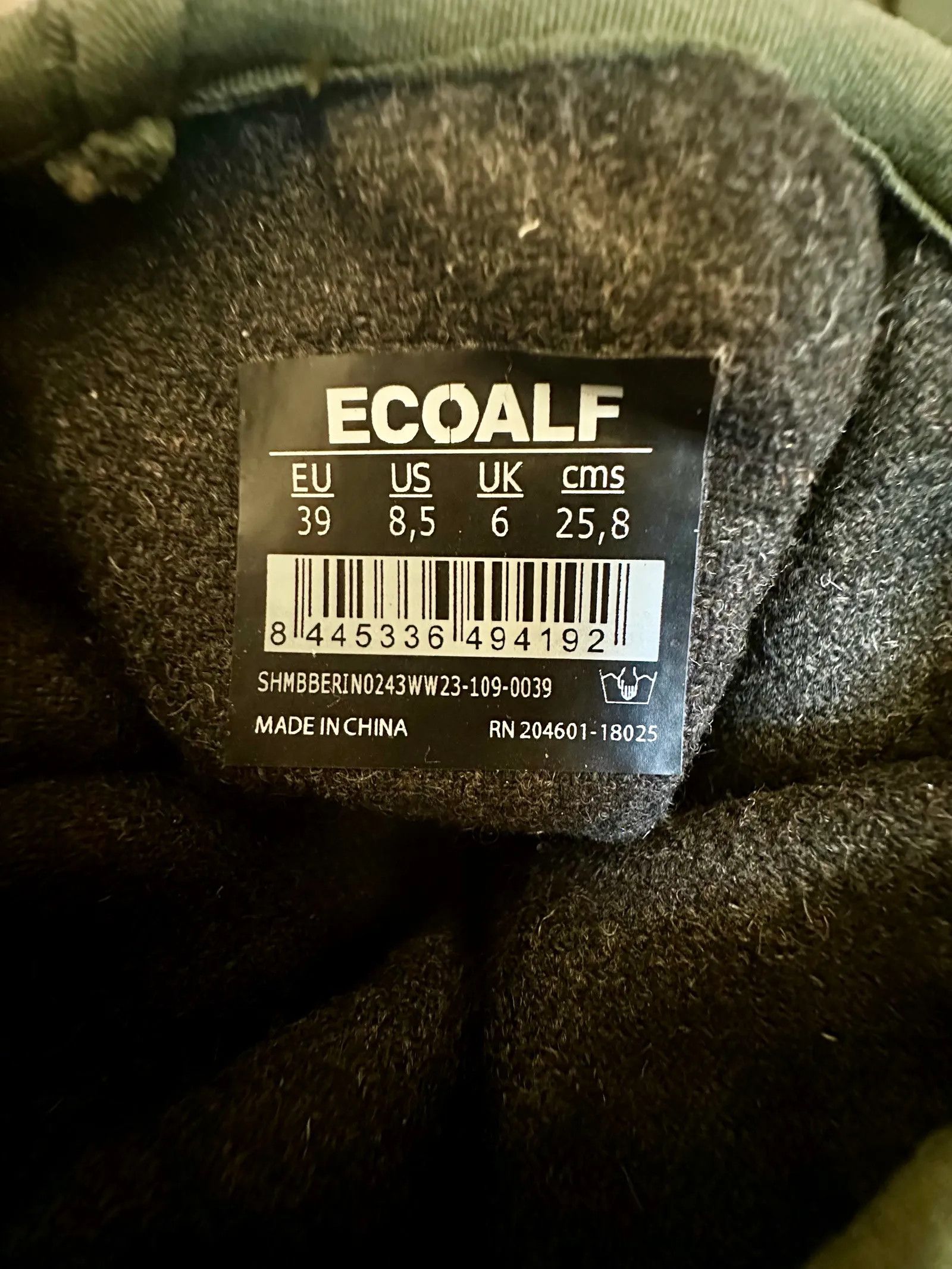 ECOALF Ecoalf BERING GREEN ANKLE BOOTS Winter Boots Size US 9 / IT 39 - 3 Thumbnail