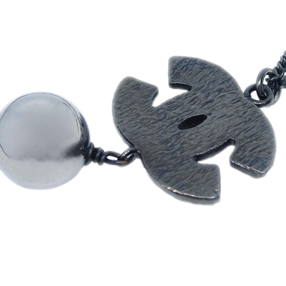 Chanel Chanel Vintage CC Pendent Necklace Plated Metal Size ONE SIZE - 3 Thumbnail