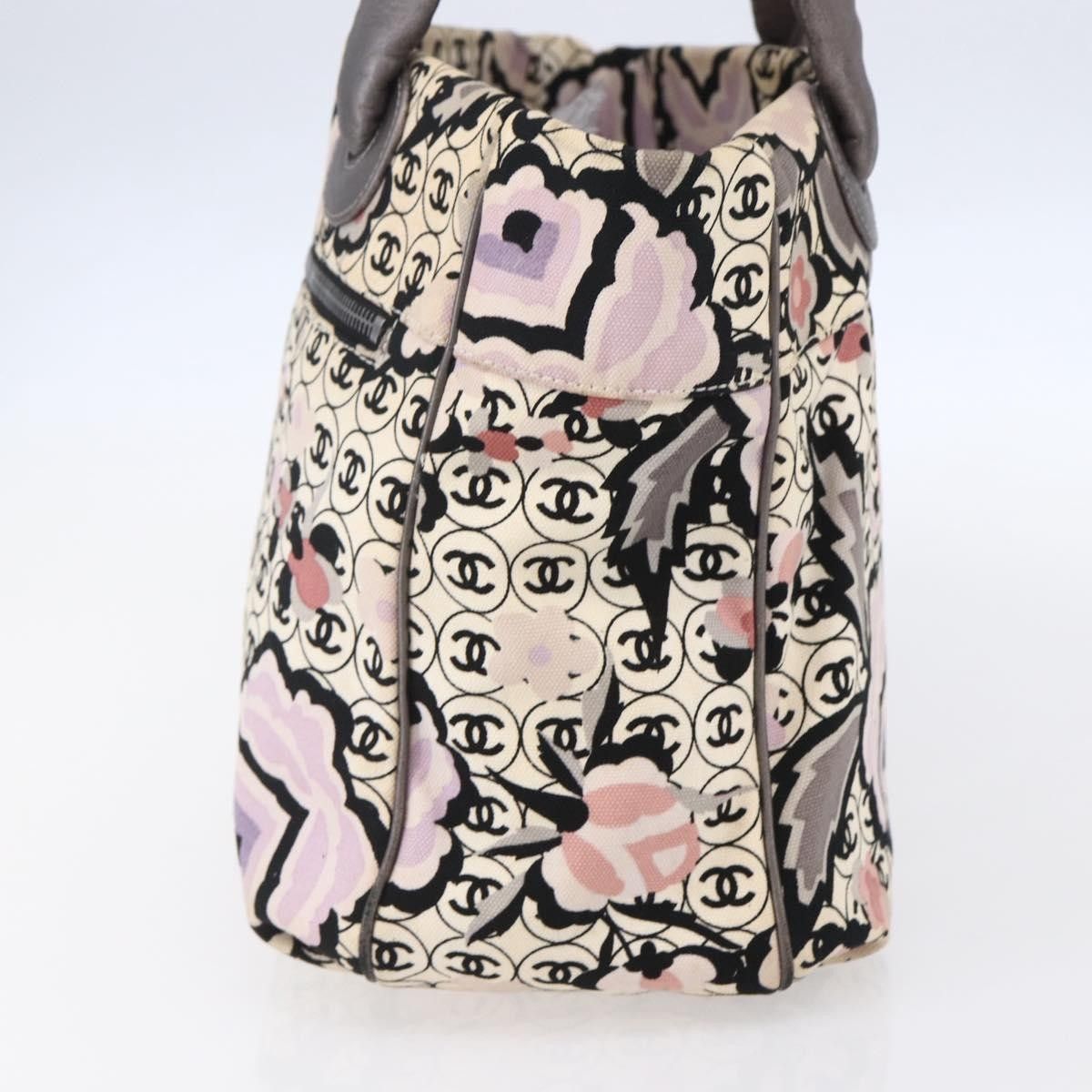 Chanel Chanel Vintage Floral Tote Canvas Size ONE SIZE - 4 Thumbnail