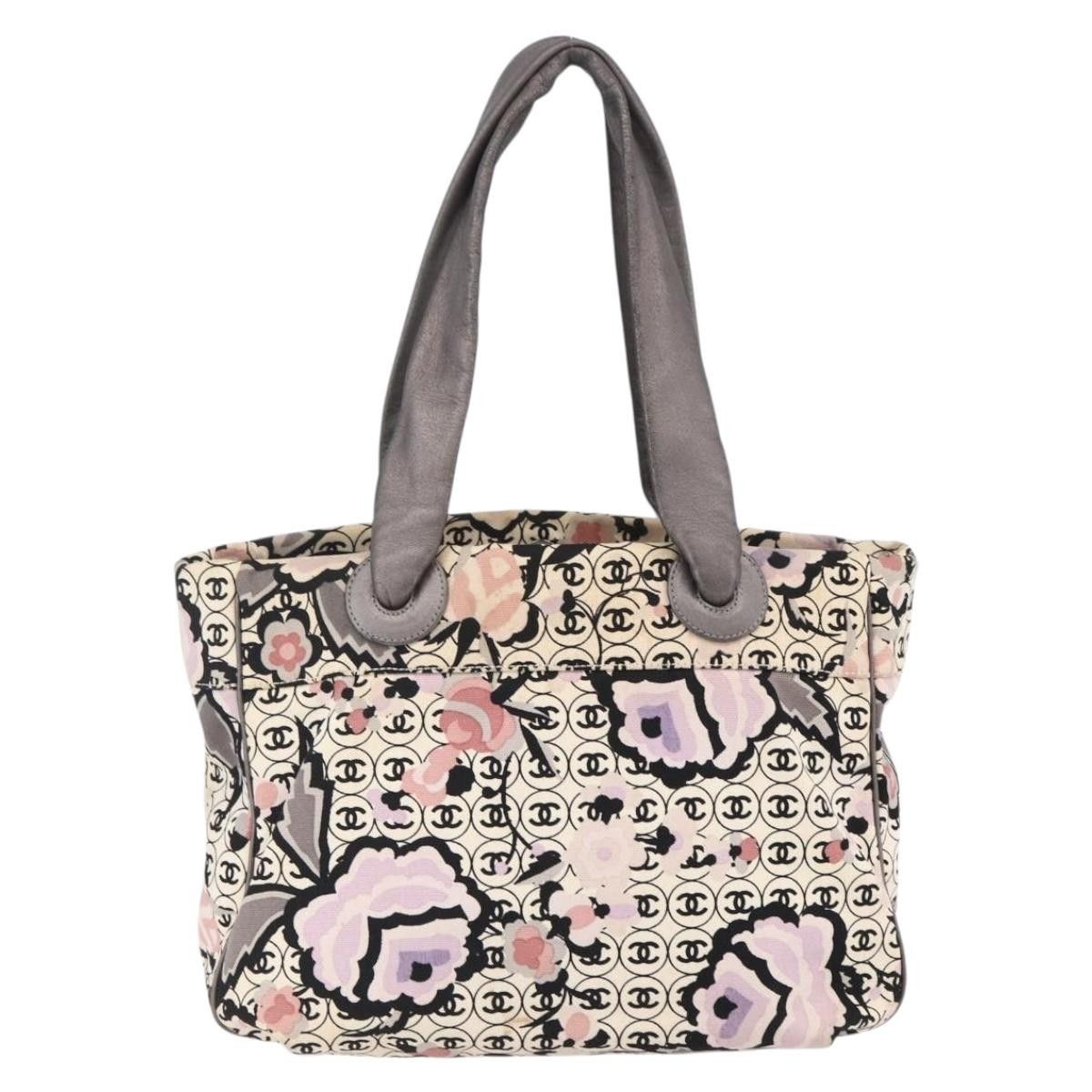 Chanel Chanel Vintage Floral Tote Canvas Size ONE SIZE - 2 Thumbnail