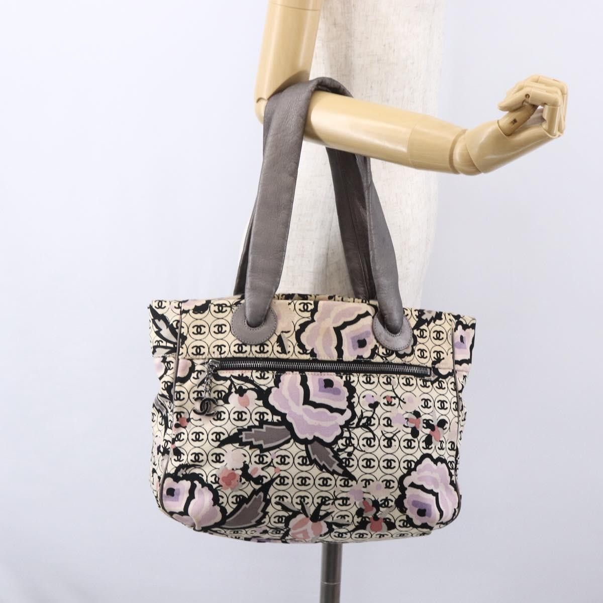 Chanel Chanel Vintage Floral Tote Canvas Size ONE SIZE - 15 Thumbnail