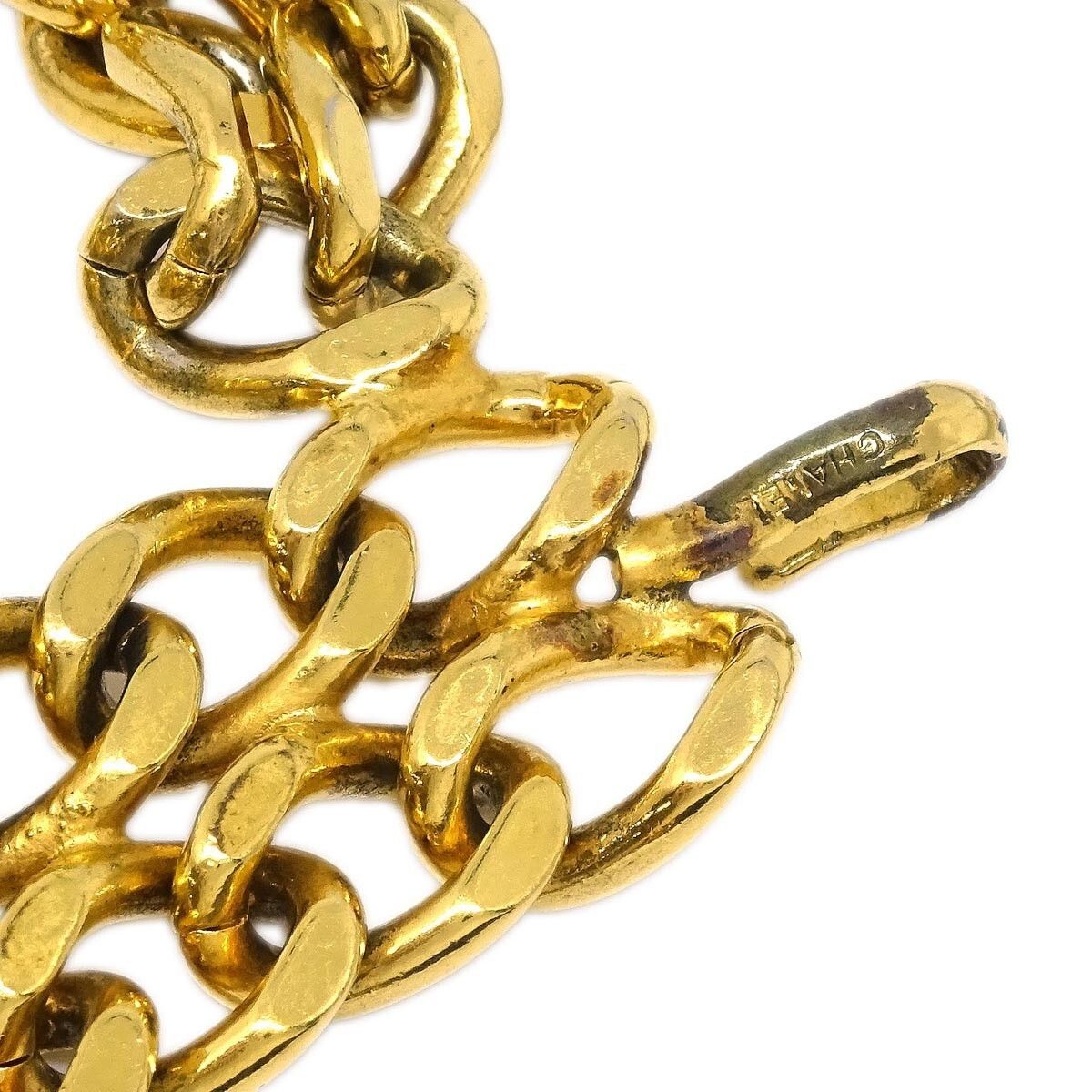 Chanel Chanel Vintage Perfume Bottle Charm Chain Belt Metal Size ONE SIZE - 3 Thumbnail