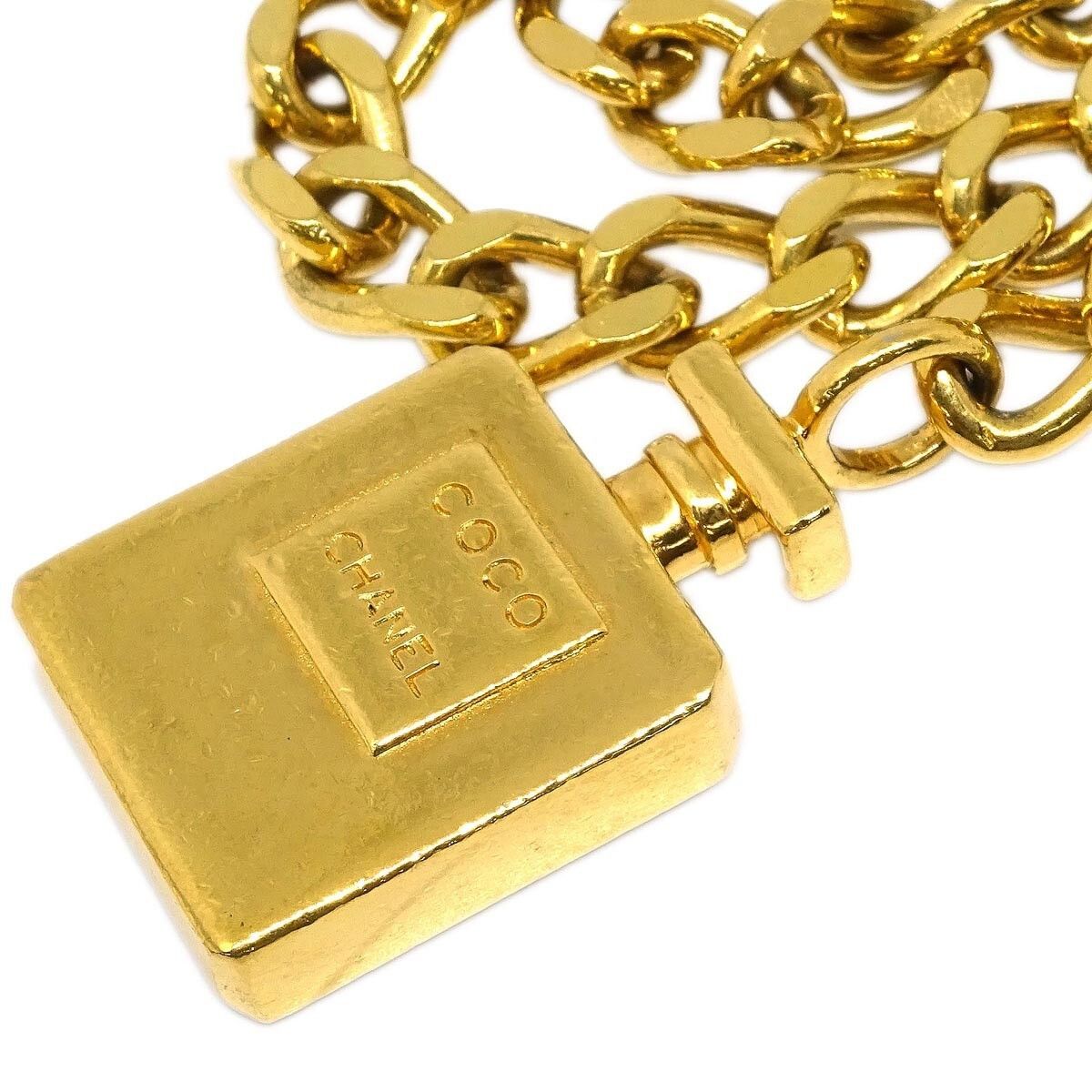 Chanel Chanel Vintage Perfume Bottle Charm Chain Belt Metal Size ONE SIZE - 2 Thumbnail
