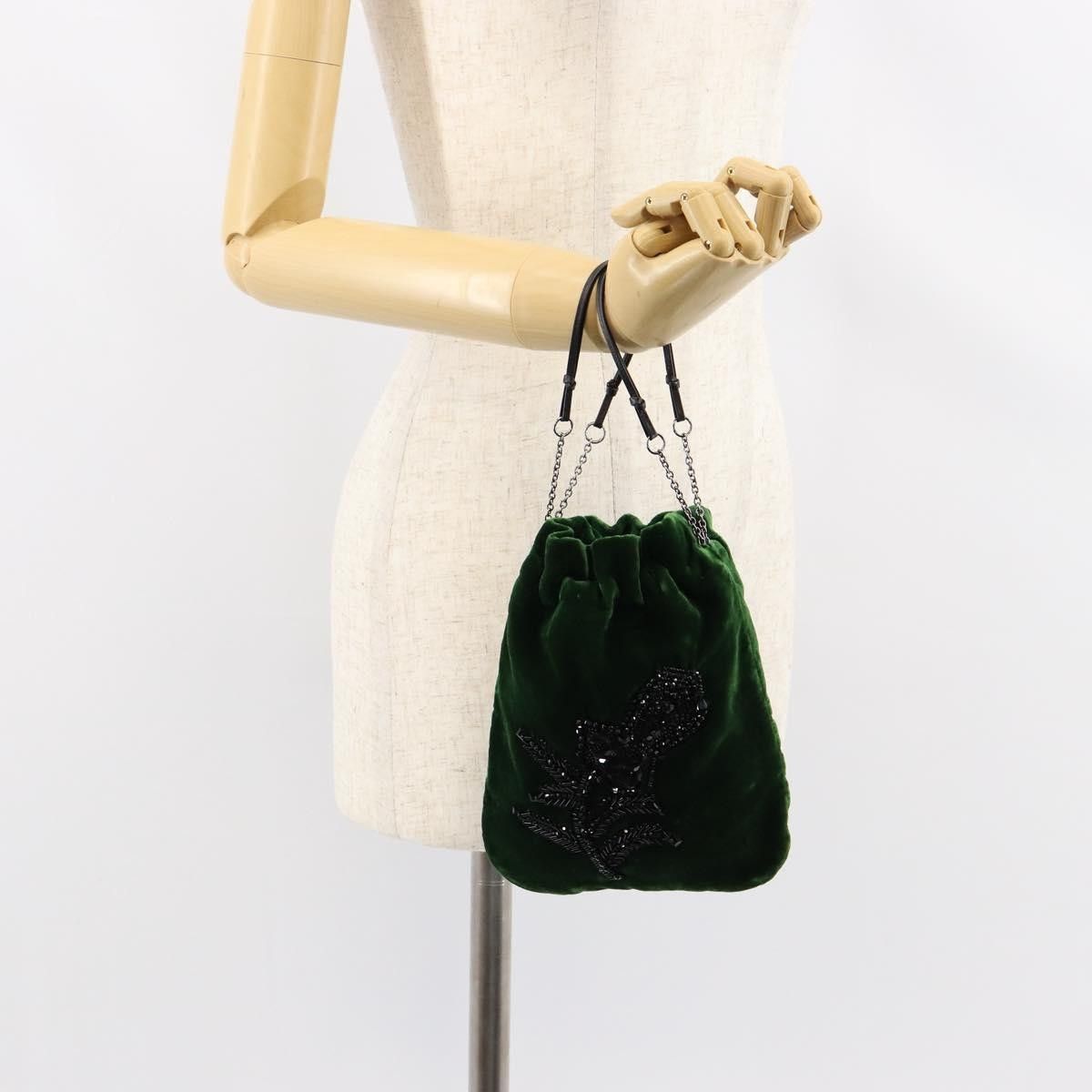 Prada Prada Beads Pouch Velvet Size ONE SIZE - 14 Thumbnail