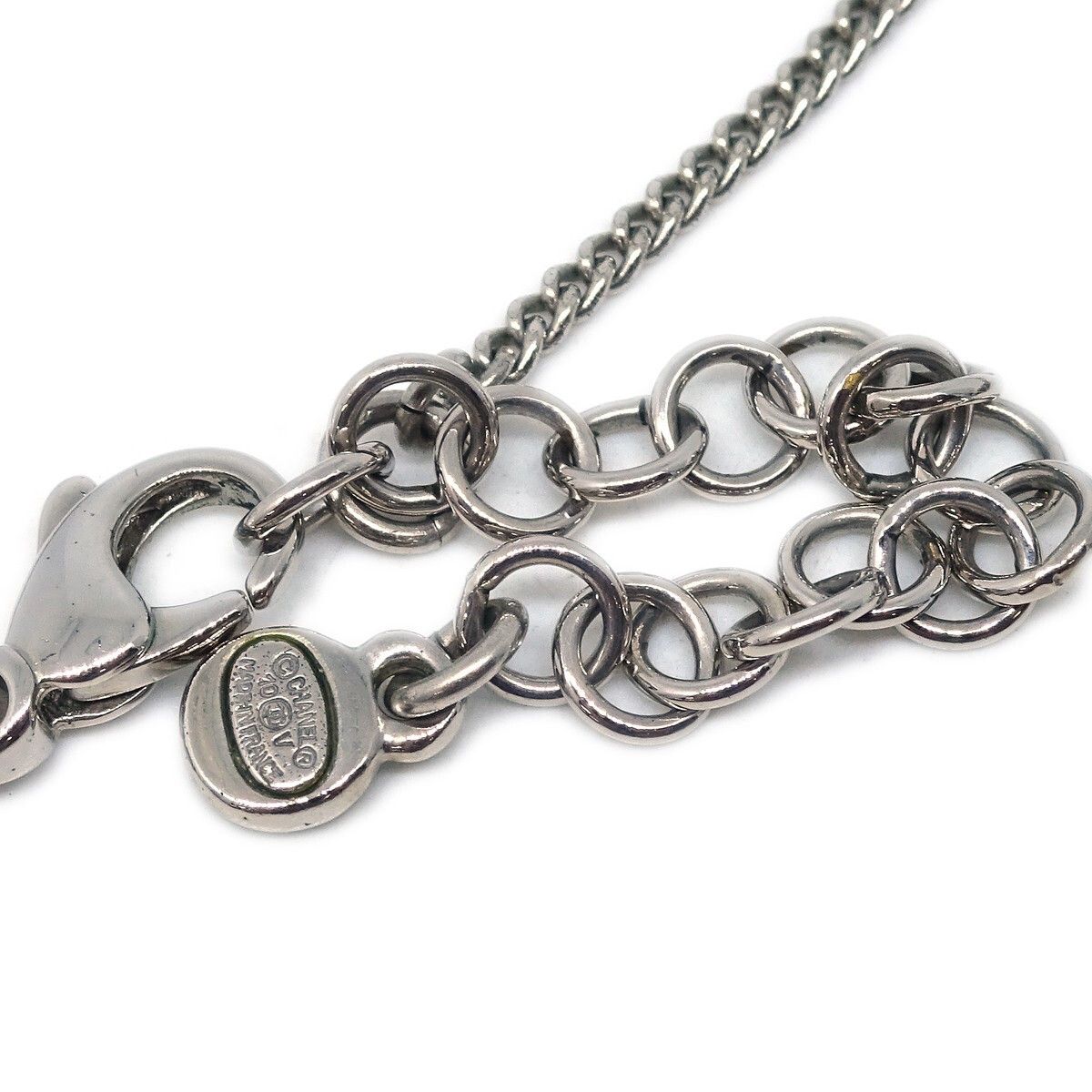 Chanel Chanel CC Cluster Drop Pendant Metal with Crystals Size ONE SIZE - 4 Thumbnail