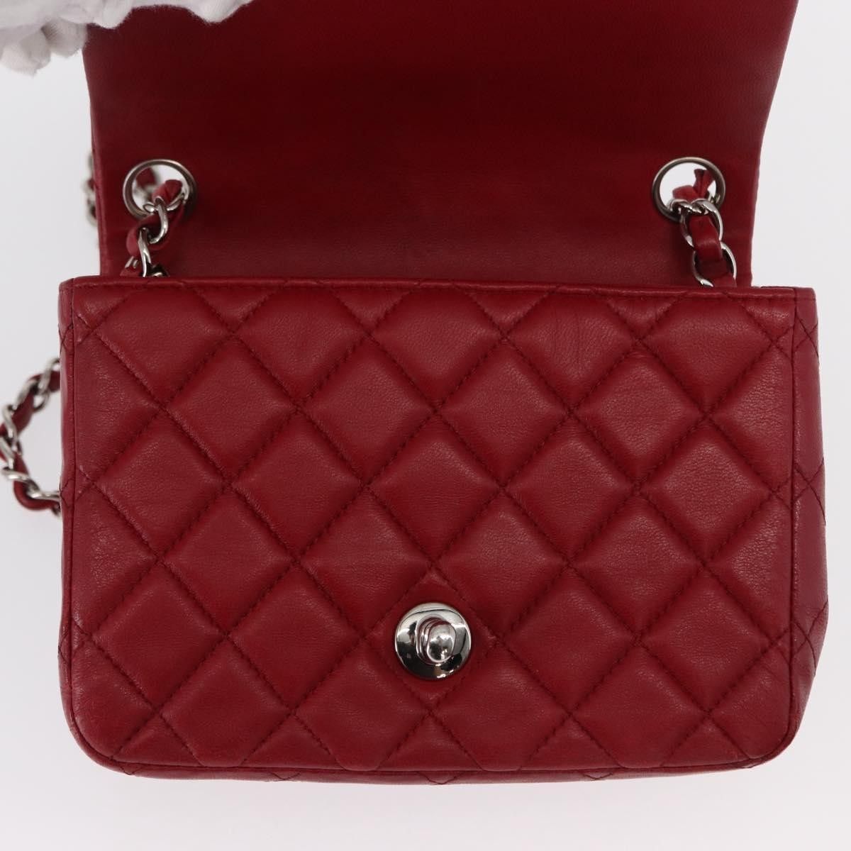 Chanel Chanel Square Classic Single Flap Bag Quilted Lambskin Size ONE SIZE - 22 Thumbnail