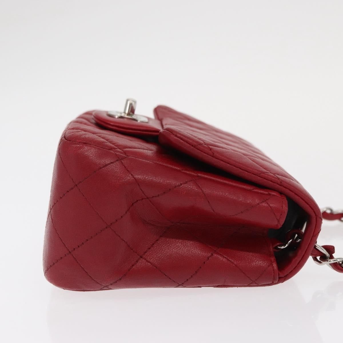 Chanel Chanel Square Classic Single Flap Bag Quilted Lambskin Size ONE SIZE - 3 Thumbnail