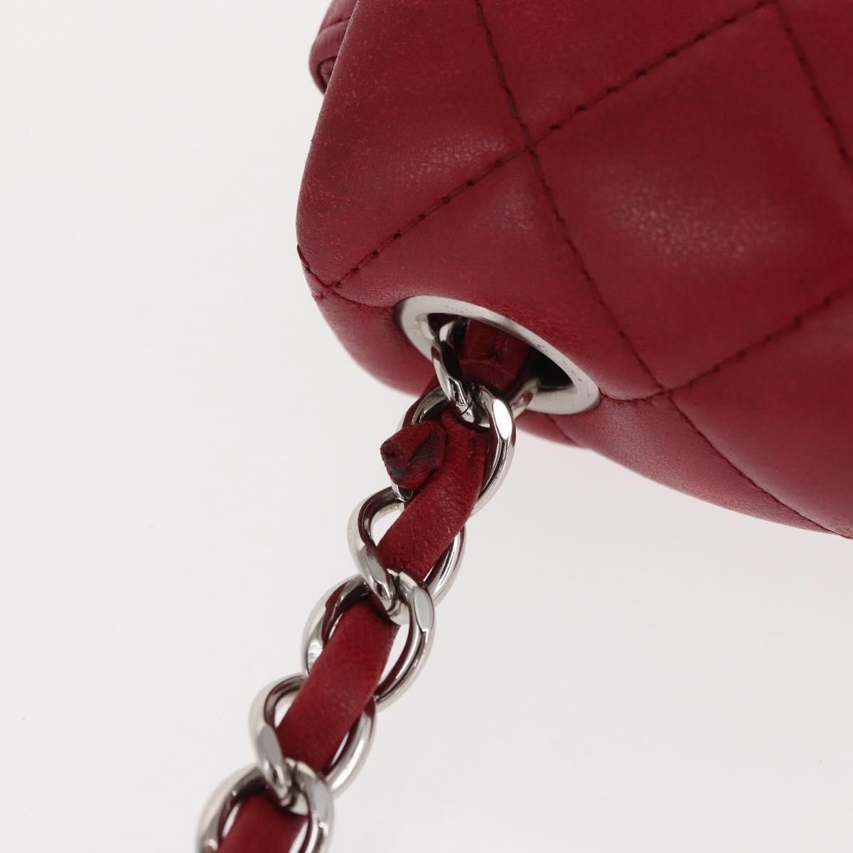 Chanel Chanel Square Classic Single Flap Bag Quilted Lambskin Size ONE SIZE - 17 Thumbnail