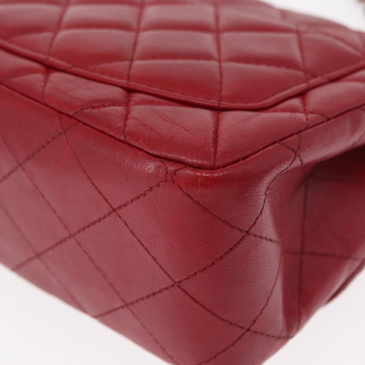 Chanel Chanel Square Classic Single Flap Bag Quilted Lambskin Size ONE SIZE - 12 Thumbnail