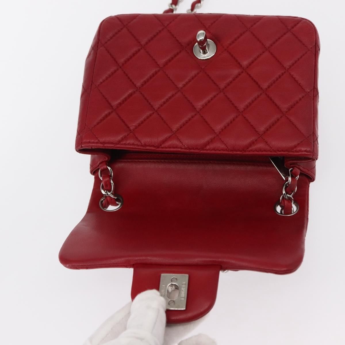 Chanel Chanel Square Classic Single Flap Bag Quilted Lambskin Size ONE SIZE - 20 Thumbnail