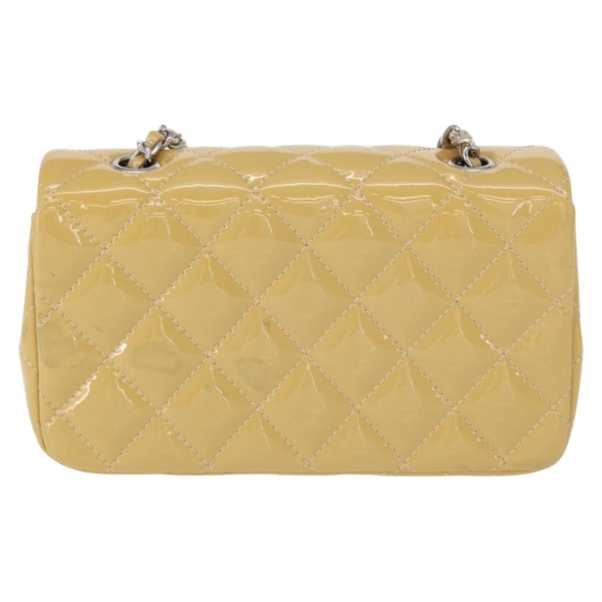 Chanel Chanel Vintage Classic Single Flap Bag Quilted Patent Size ONE SIZE - 2 Thumbnail