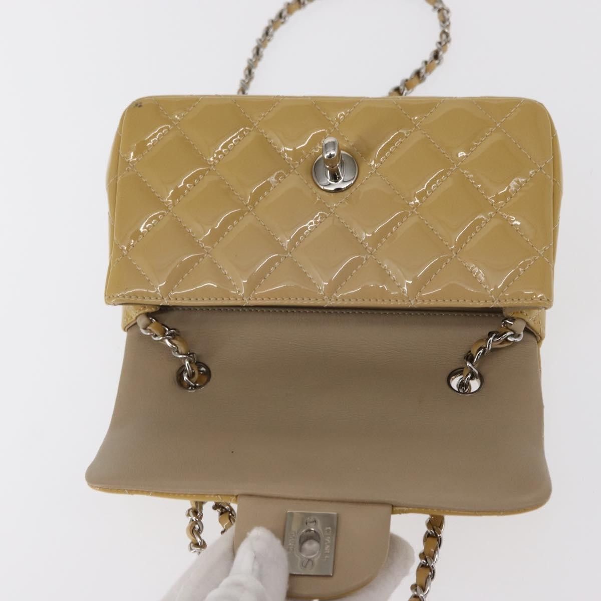 Chanel Chanel Vintage Classic Single Flap Bag Quilted Patent Size ONE SIZE - 19 Thumbnail