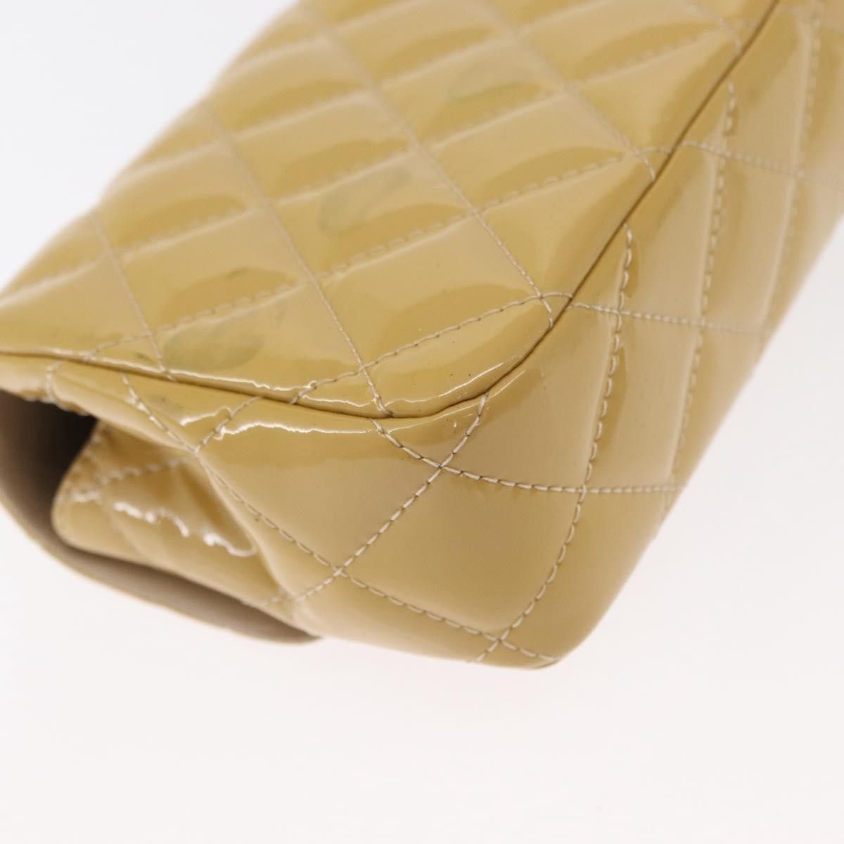 Chanel Chanel Vintage Classic Single Flap Bag Quilted Patent Size ONE SIZE - 11 Thumbnail