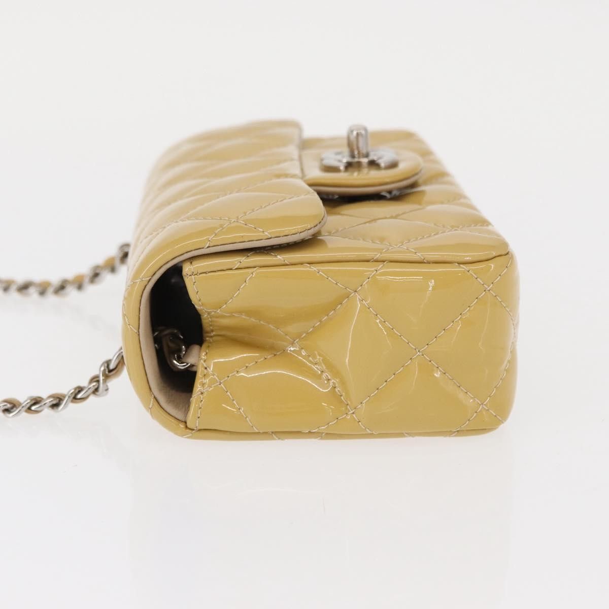 Chanel Chanel Vintage Classic Single Flap Bag Quilted Patent Size ONE SIZE - 4 Thumbnail