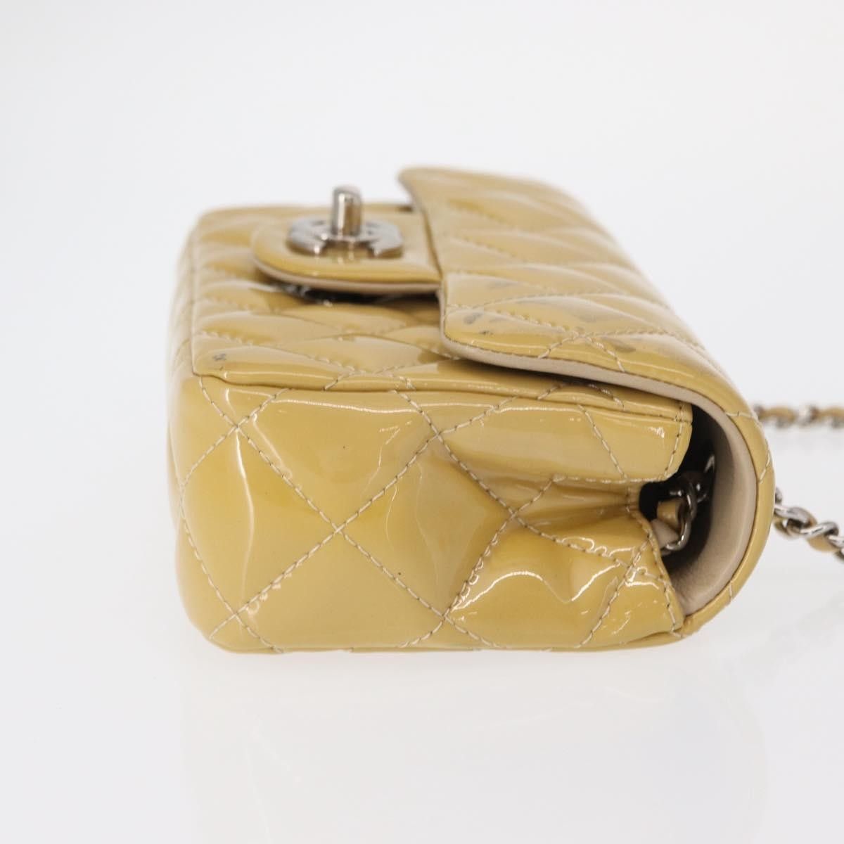 Chanel Chanel Vintage Classic Single Flap Bag Quilted Patent Size ONE SIZE - 3 Thumbnail