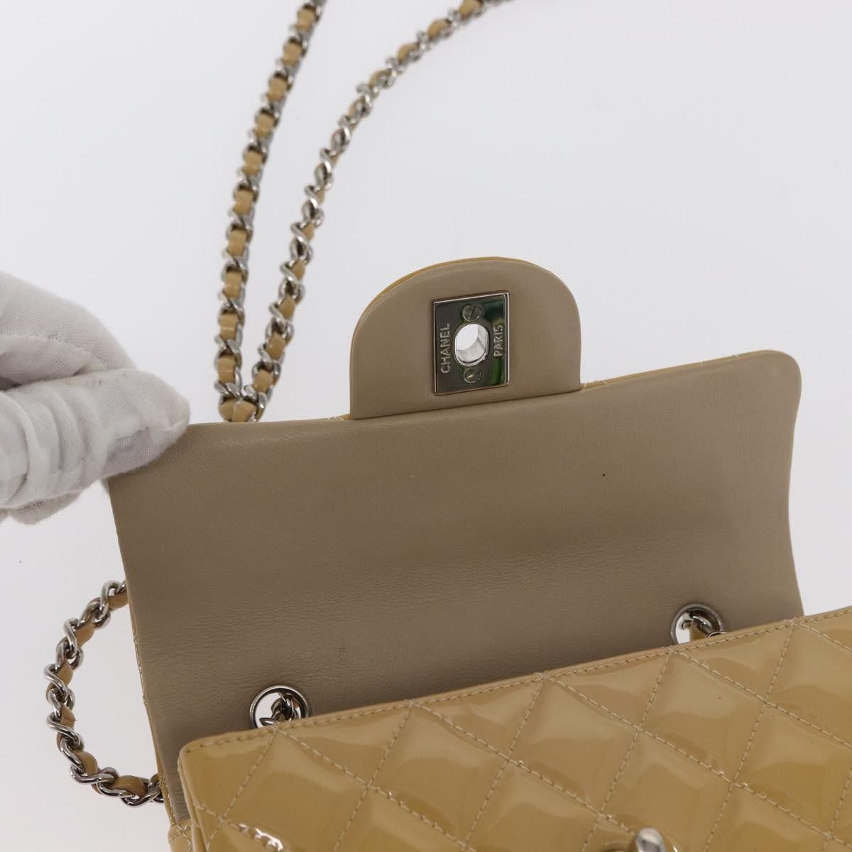 Chanel Chanel Vintage Classic Single Flap Bag Quilted Patent Size ONE SIZE - 21 Thumbnail