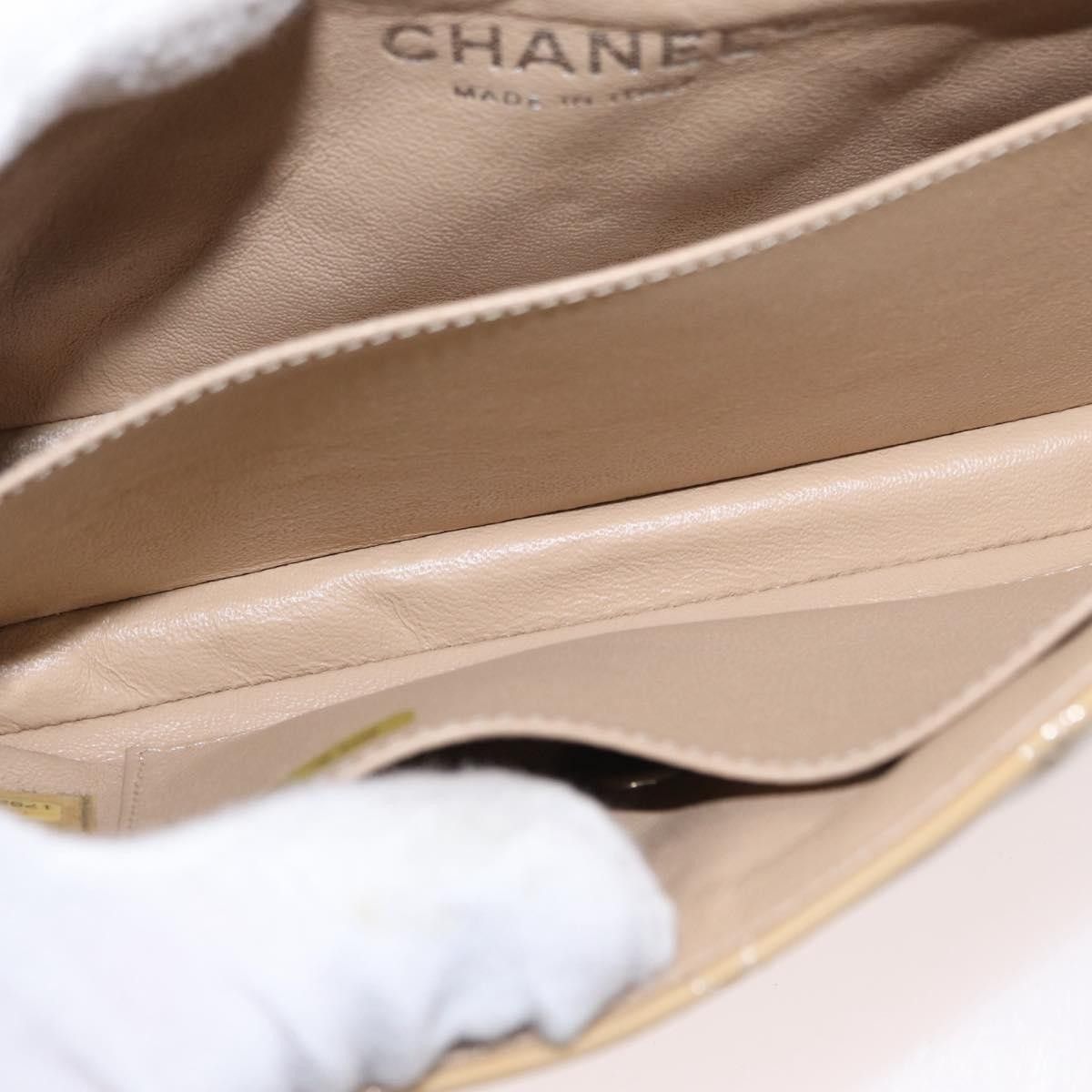 Chanel Chanel Vintage Classic Single Flap Bag Quilted Patent Size ONE SIZE - 5 Thumbnail