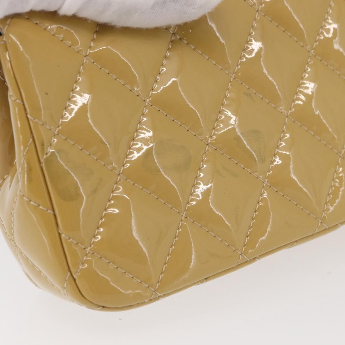 Chanel Chanel Vintage Classic Single Flap Bag Quilted Patent Size ONE SIZE - 15 Thumbnail