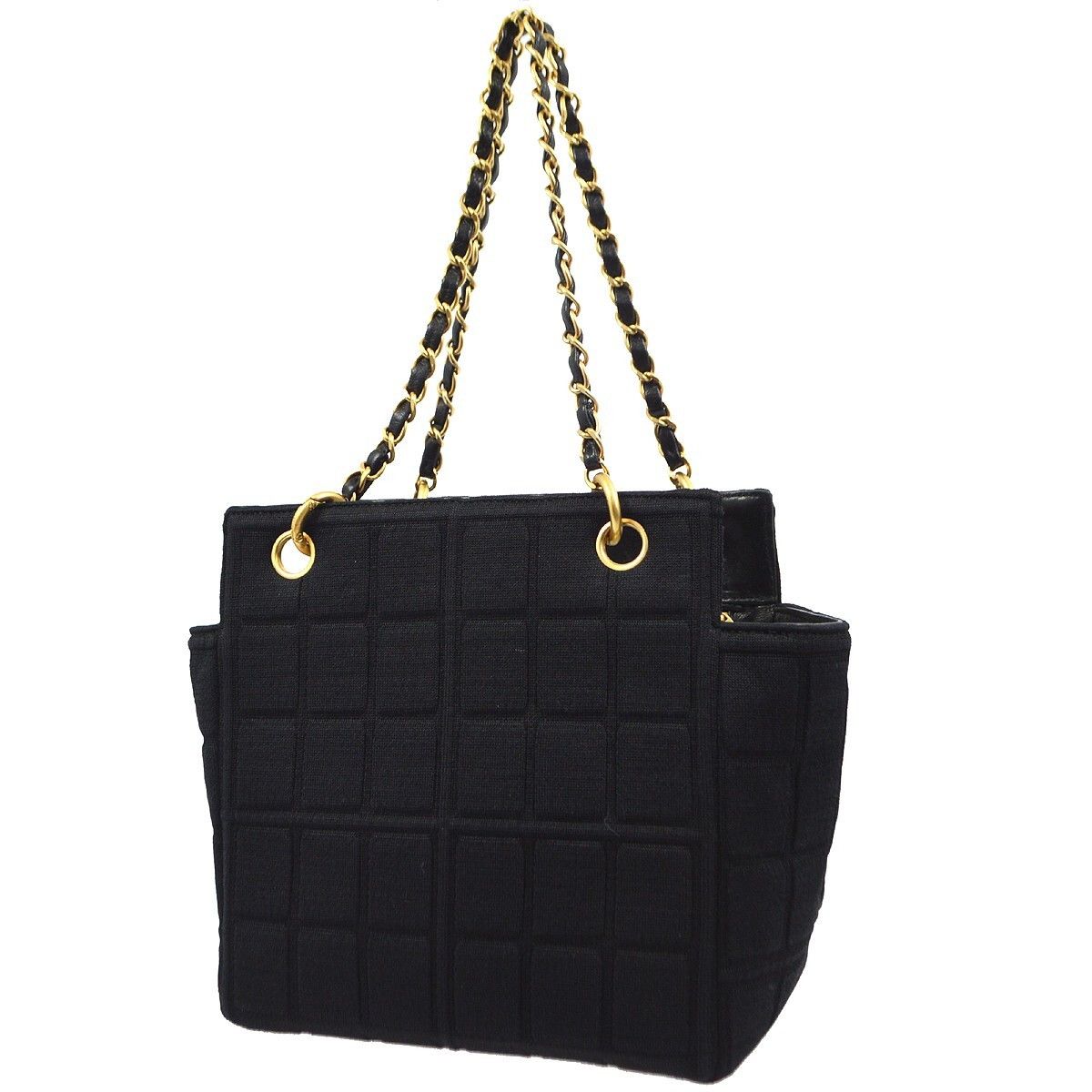 Chanel Chanel Chocolate Bar Chain Tote Quilted Jersey Size ONE SIZE - 2 Thumbnail