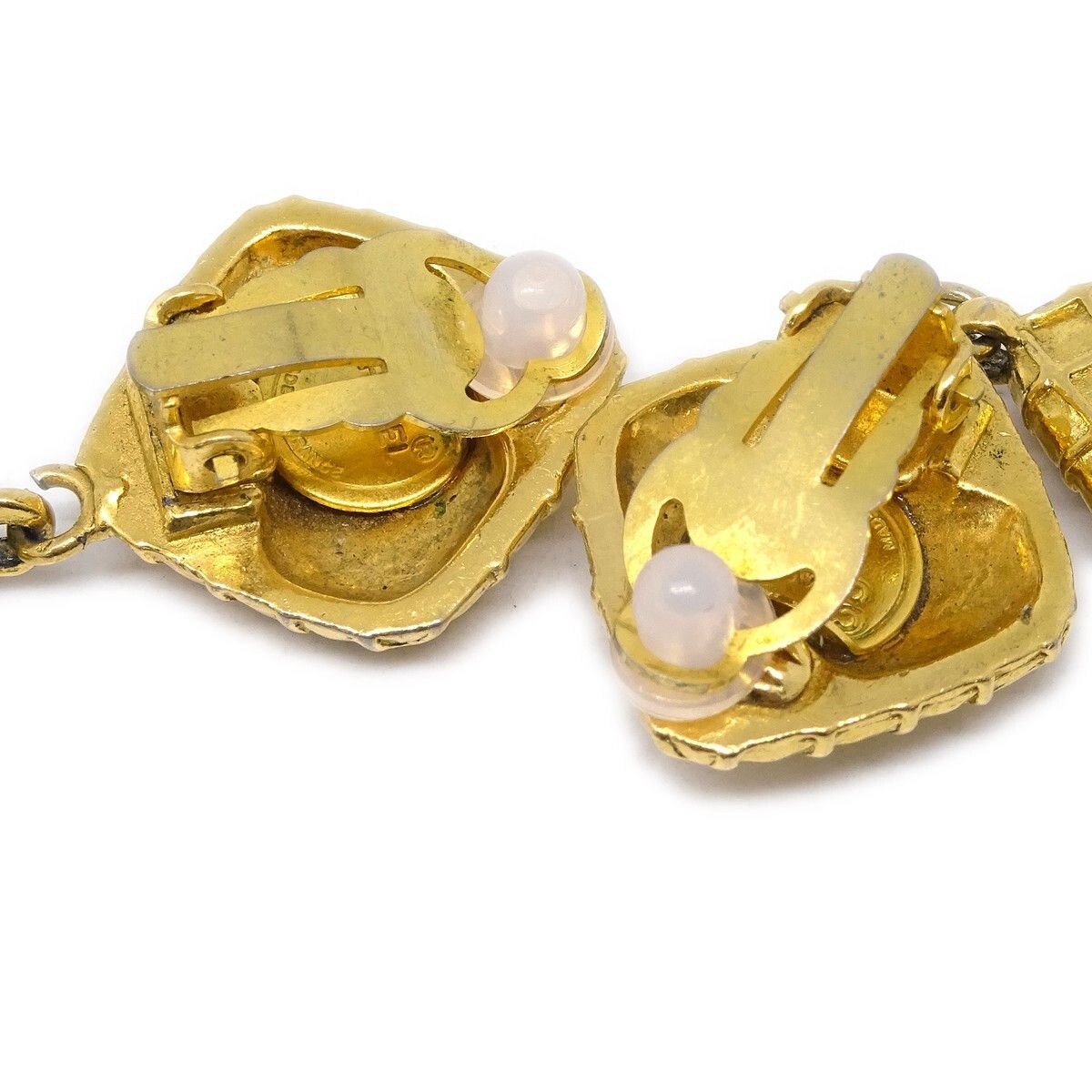 Chanel Chanel Vintage Clip On Bow Earrings Metal Size ONE SIZE - 2 Thumbnail