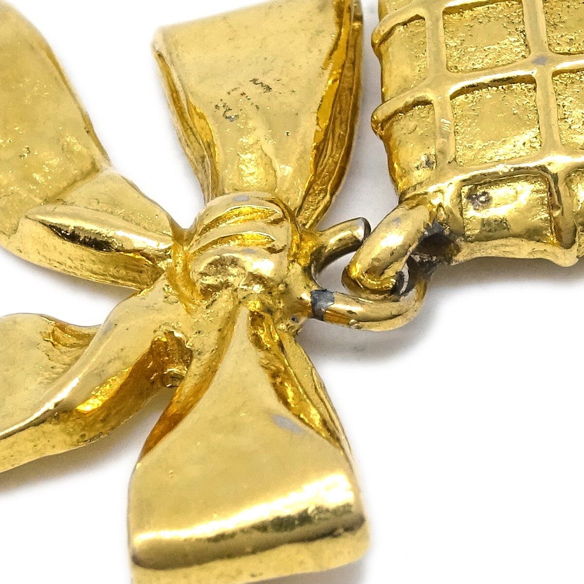 Chanel Chanel Vintage Clip On Bow Earrings Metal Size ONE SIZE - 3 Thumbnail