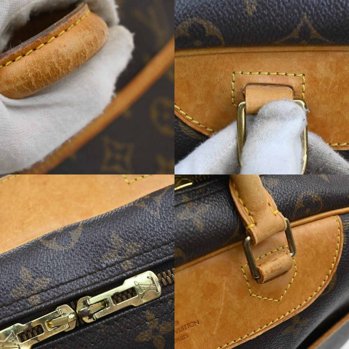 Louis Vuitton Louis Vuitton Deauville Handbag Monogram Canvas Size ONE SIZE - 10 Thumbnail