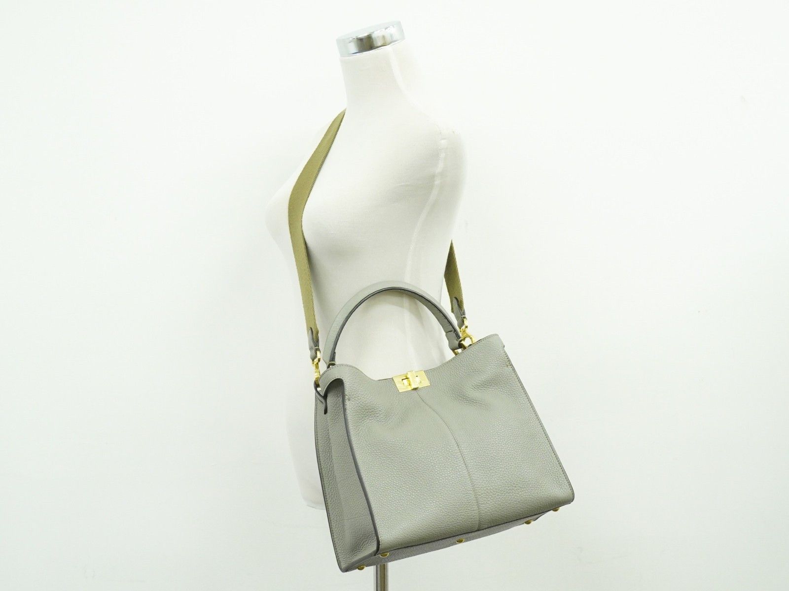 Fendi Fendi Peekaboo X-Lite Bag Leather Size ONE SIZE - 15 Thumbnail