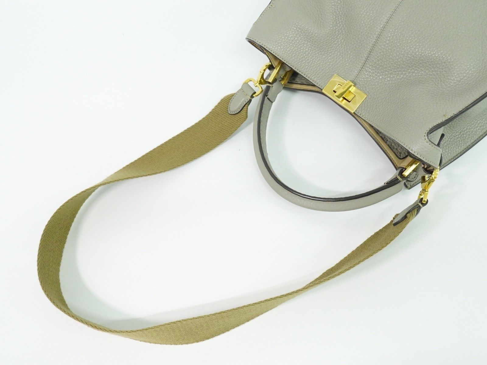Fendi Fendi Peekaboo X-Lite Bag Leather Size ONE SIZE - 11 Thumbnail
