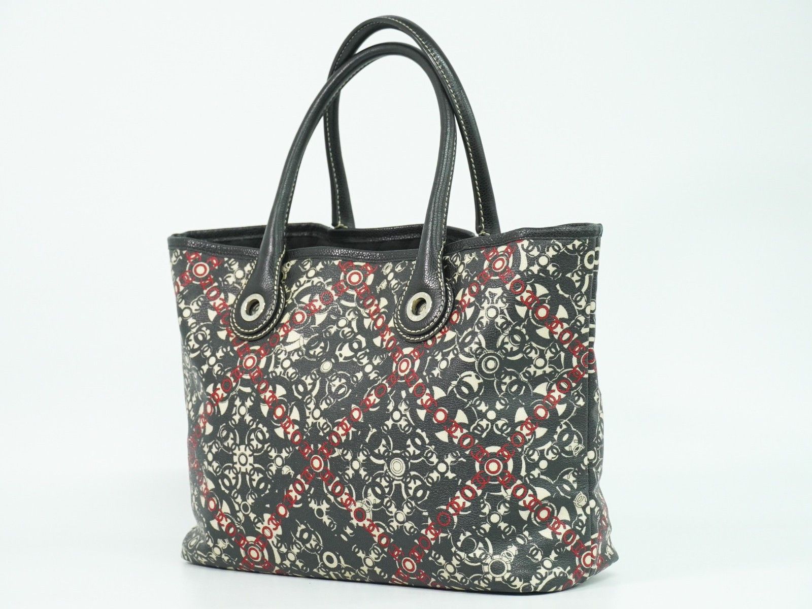 Chanel Chanel Optic Coco Tote Printed Coated Canvas with Caviar Size ONE SIZE - 2 Thumbnail